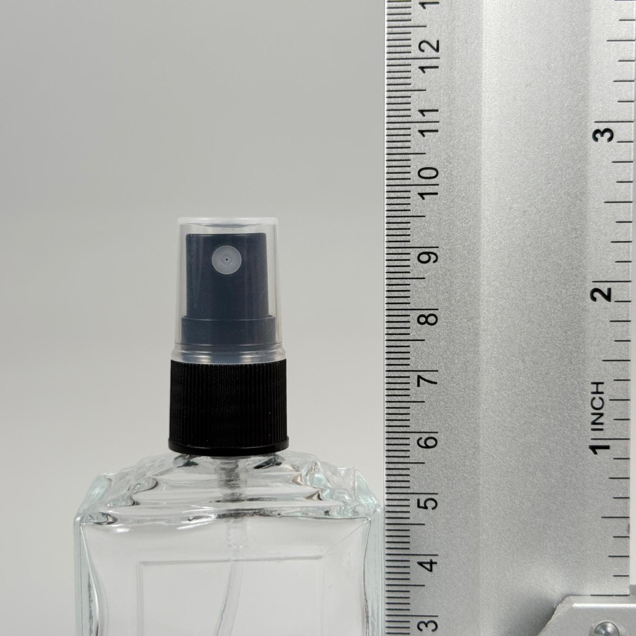 50 CC KÖŞELİ PRİZMA CAM ŞİŞE - SİYAH SPREYLİ TAKIM - 50 ML PRESTİJLİ ŞİŞE