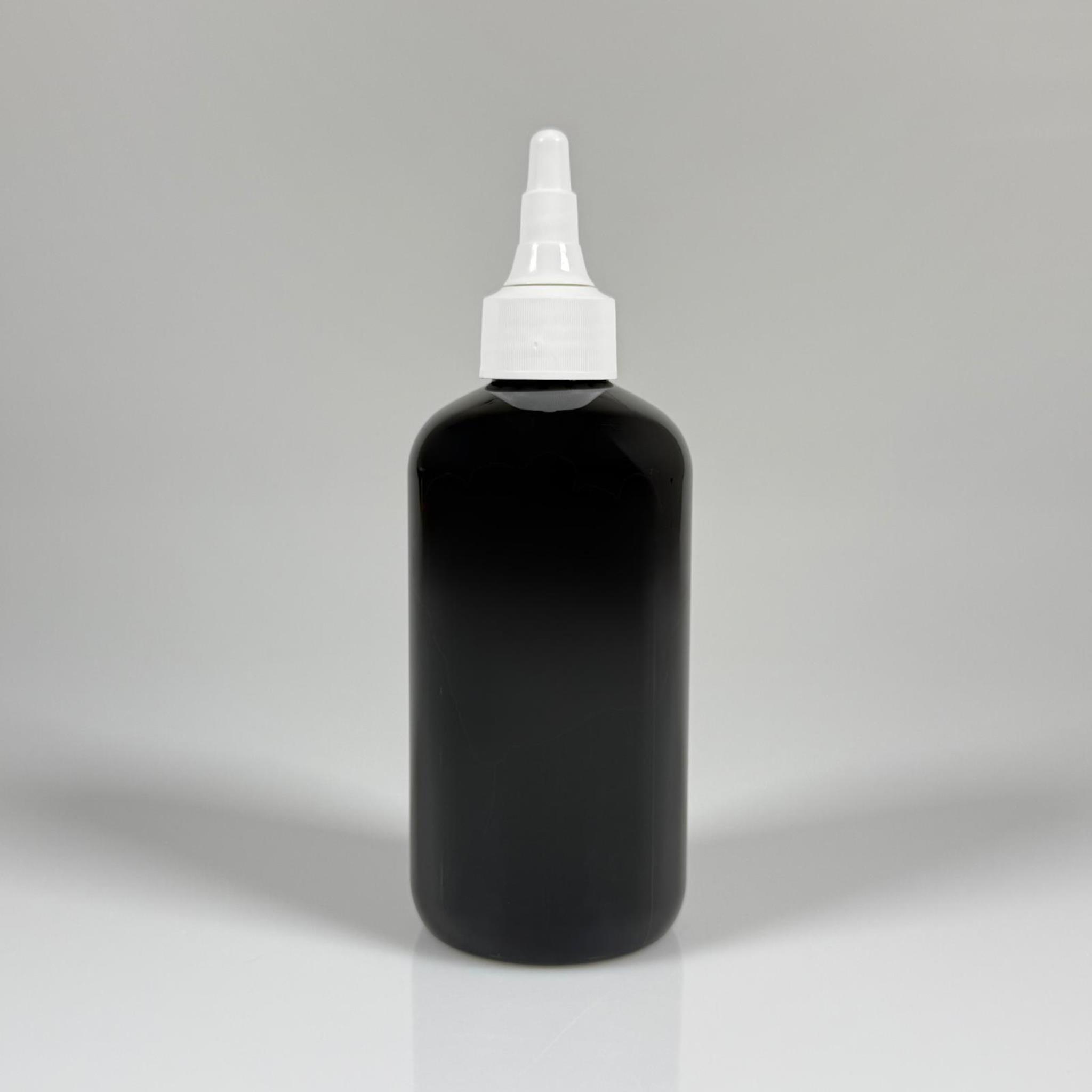 250 CC SİYAH ŞİŞE - BEYAZ ASANSÖR AKITICI KAPAKLI - 250 ML AKITICILI PLASTİK ŞİŞE - ZEYNEP MODEL PET ŞİŞE