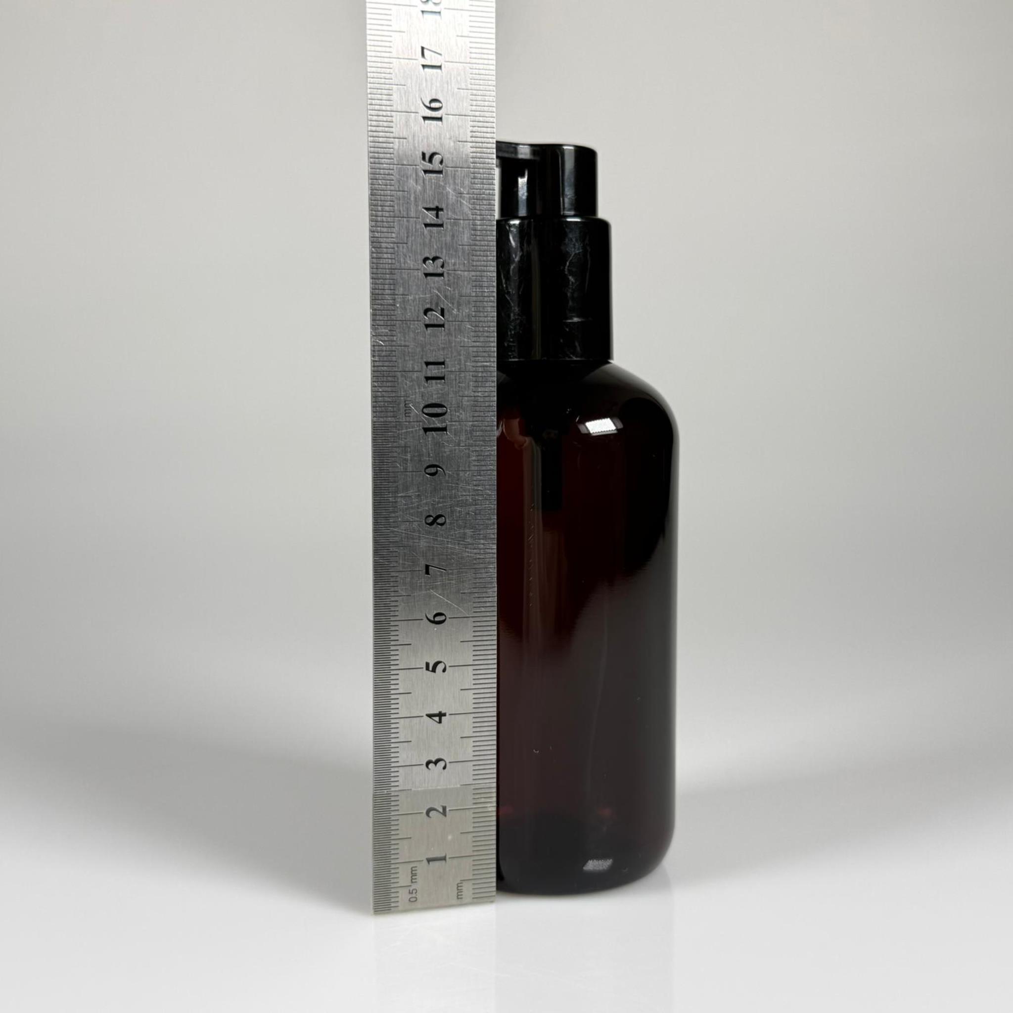 250 CC PET ŞİŞE (30 GR) - SİYAH XAVIER POMPALI - SERUM, LOSYON, KREM POMPALI POMPALI - 250 ML PLASTİK ŞİŞE - AMBER