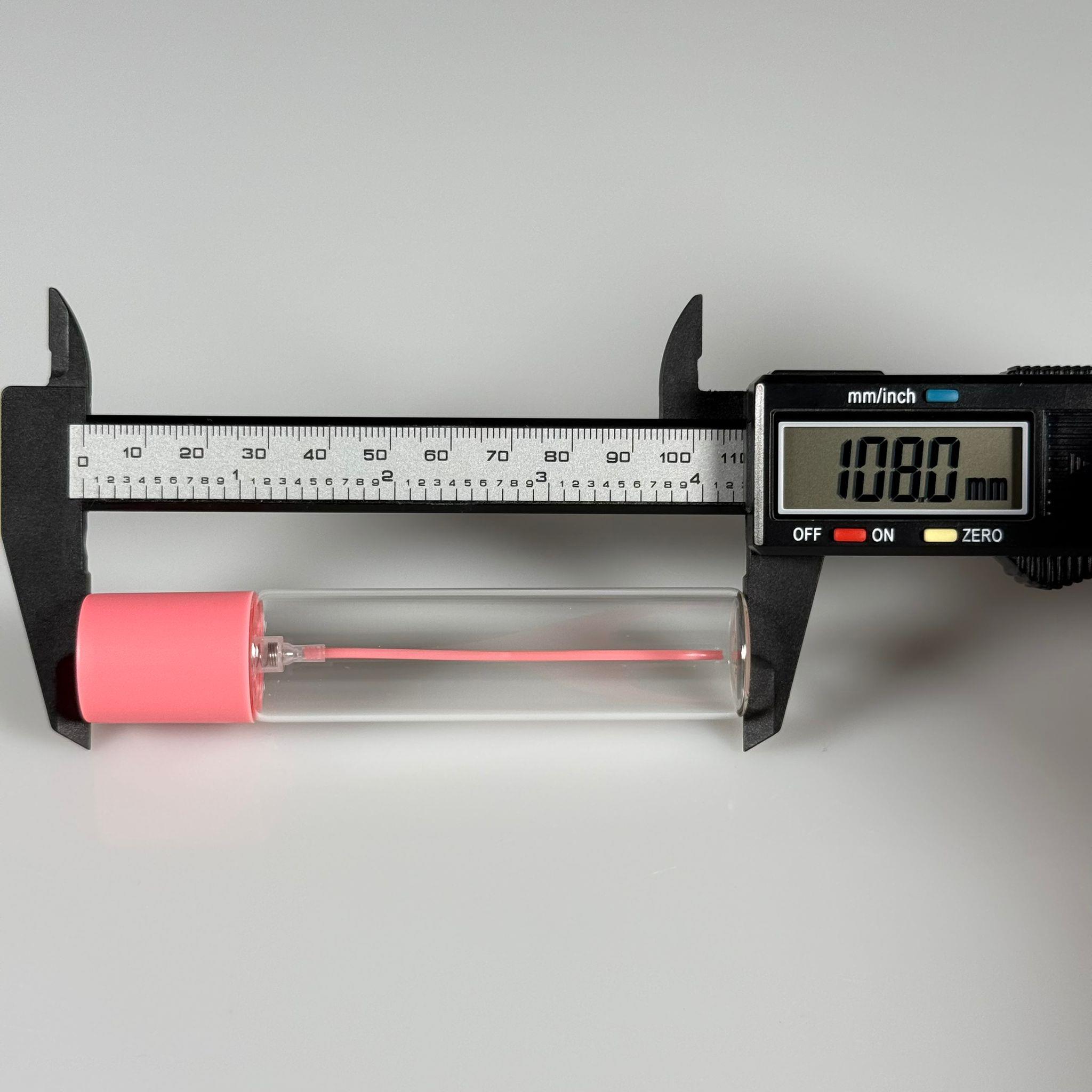 PARFÜM ŞİŞESİ 25 ML - 25 CC PARFÜM AMBALAJI VALFLİ (GEÇME AĞIZ) CAM KALEM PARFÜM İÇİN ŞİŞELERİ - PEMBE SPREY + KAPAKLI SET TAKIM