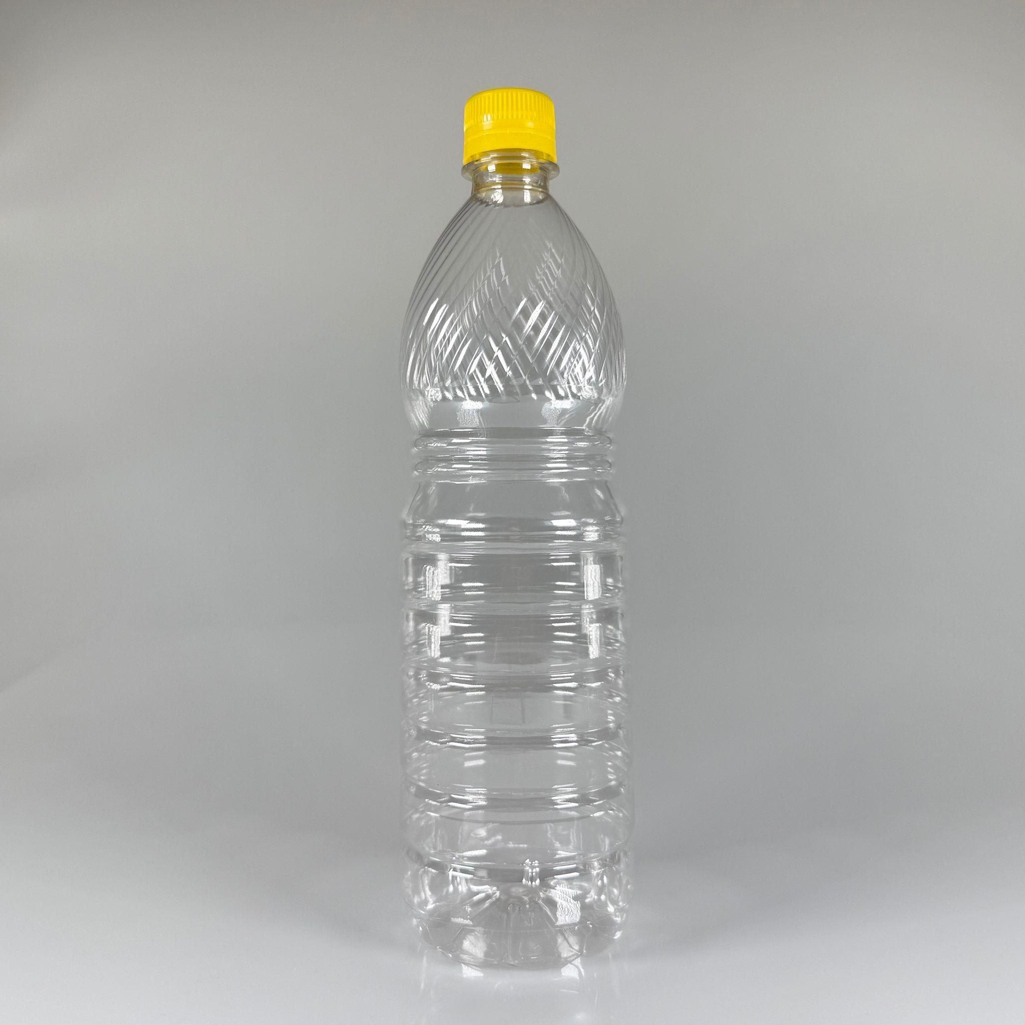 1 LT KİLİTLİ KAPAKLI PET ŞİŞE - SARI KAPAKLI 1 LİTRE BOŞ PET ŞİŞE