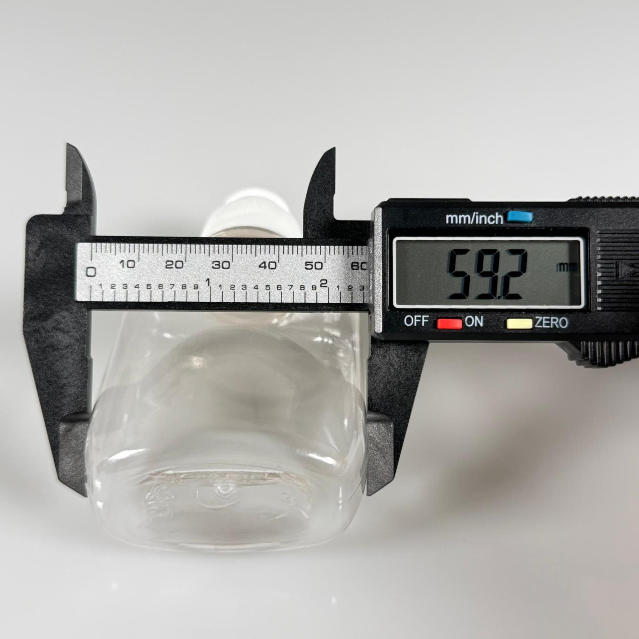 100 CC YASSI PET ŞİŞE - BEYAZ PUSH PULL KAPAKLI - 100 ML PET ŞİŞE KALIN (15 GR)