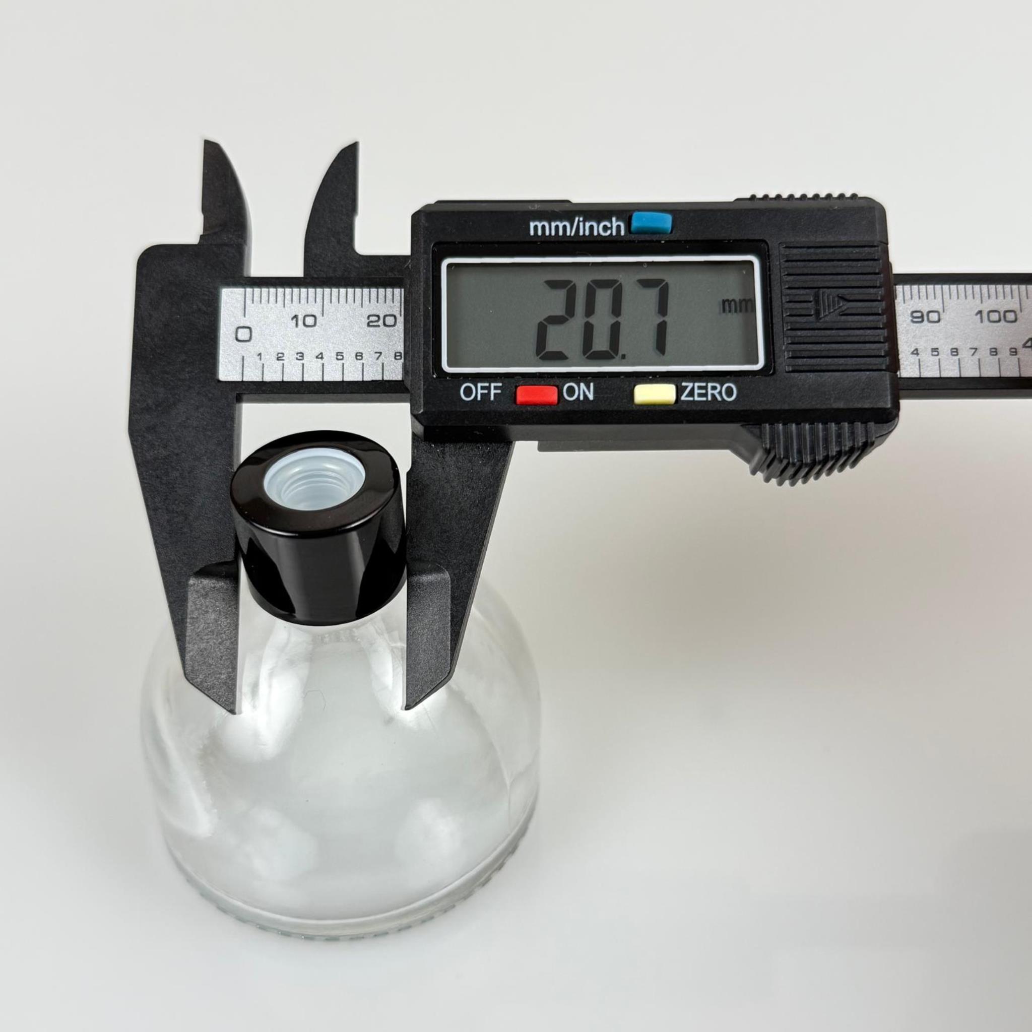 KUBBE MODEL CAM BAMBU ODA KOKUSU ŞİŞESİ + METAL SİYAH KAPAK + TIPA + 3 ADET FİBER BAMBU ÇUBUK - 50 ML SET TAKIM - HEDİYELİK PROMOSYON DİFFUSER ŞİŞELERİ