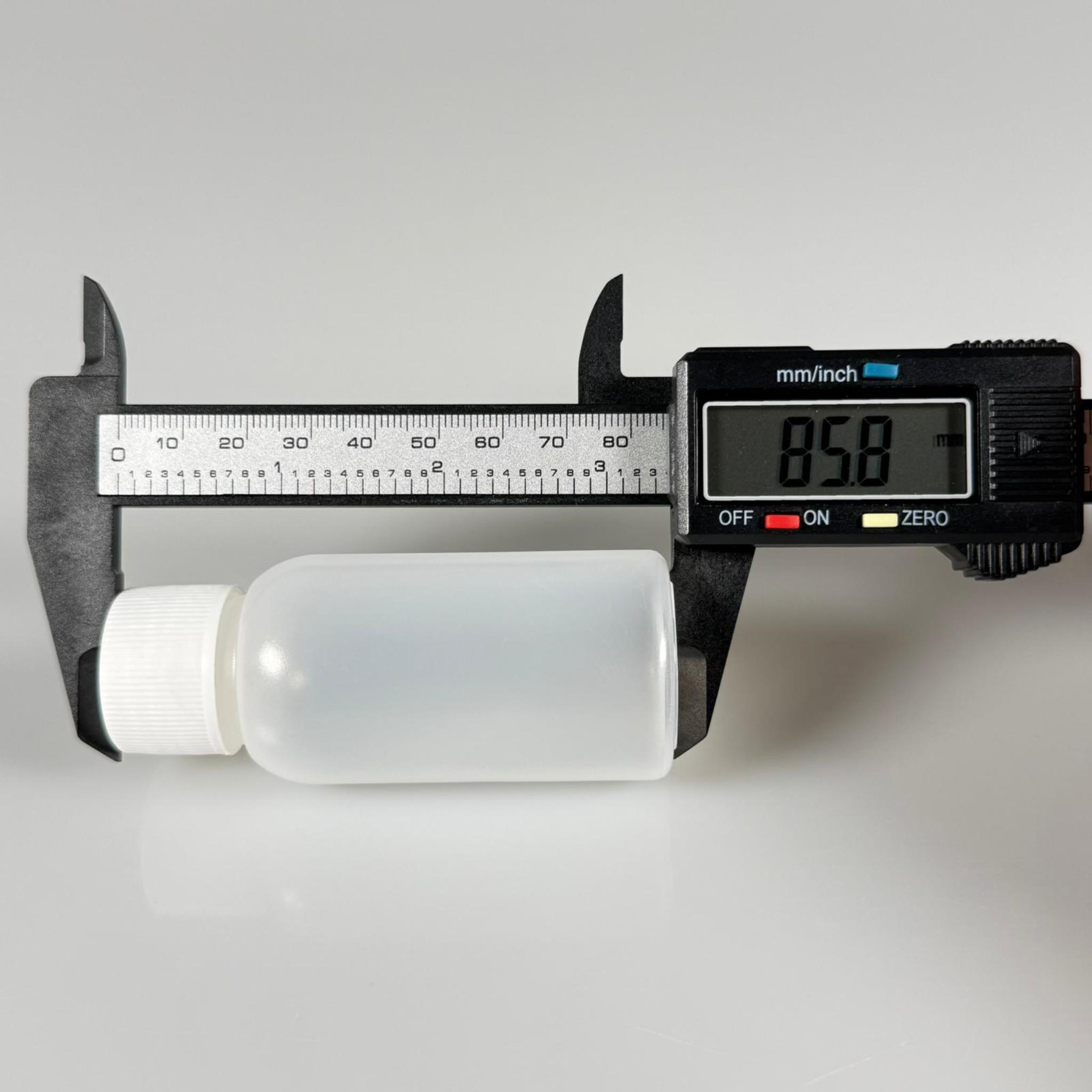 50 ML SIKILABİLİR YUMUŞAK POLİETİLEN PE PLASTİK ŞİŞE - CONTALI BEYAZ KAPAKLI - 50 cc sos, yağ, kartuş, mürekkep vb için boş şişeler