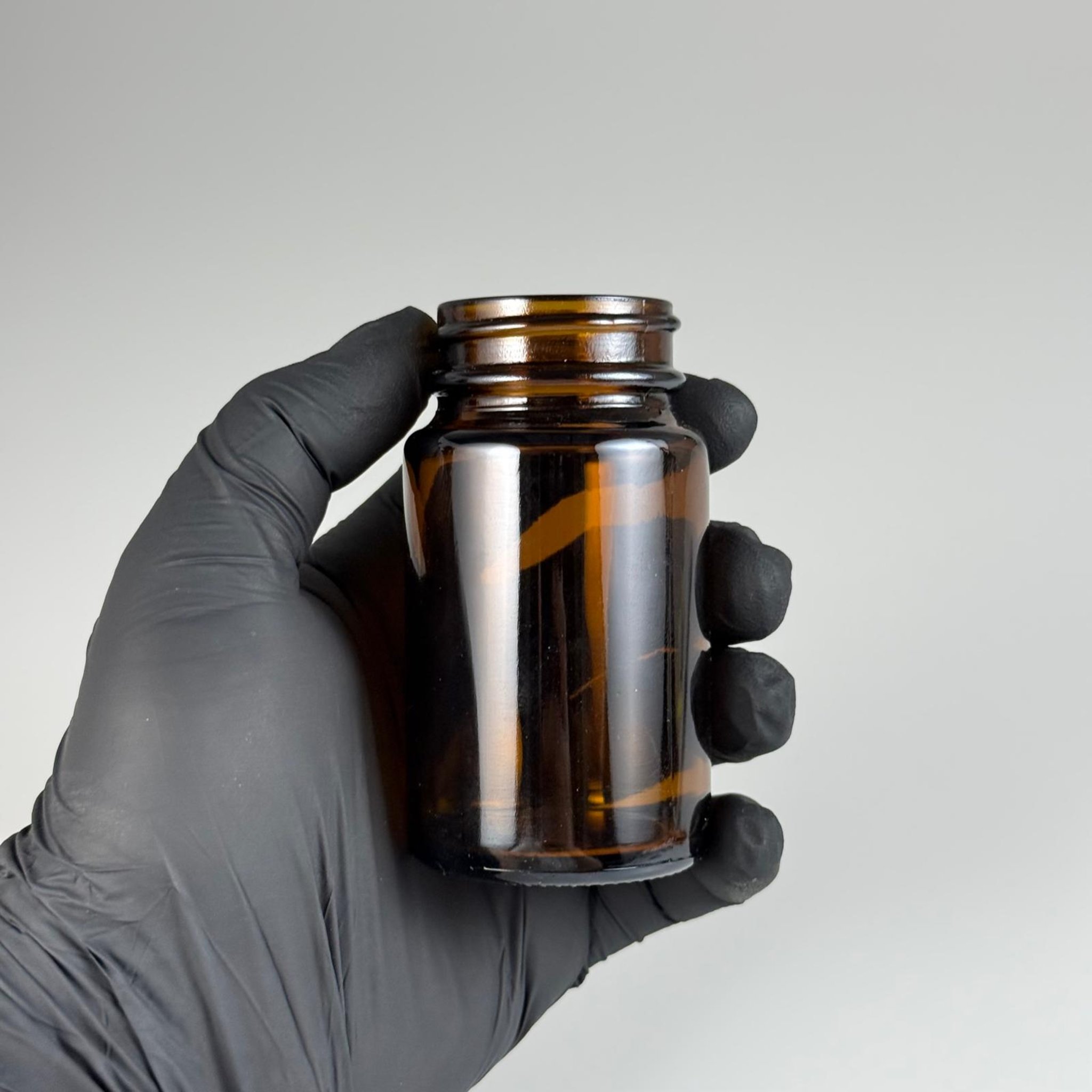 75 CC AMBER CAM TABLET ŞİŞESİ - KAPAKSIZ - 75 ML KAPSÜL ŞİŞESİ - GENİŞ AĞIZLI İLAÇ ŞİŞESİ - TABLET KAVANOZU