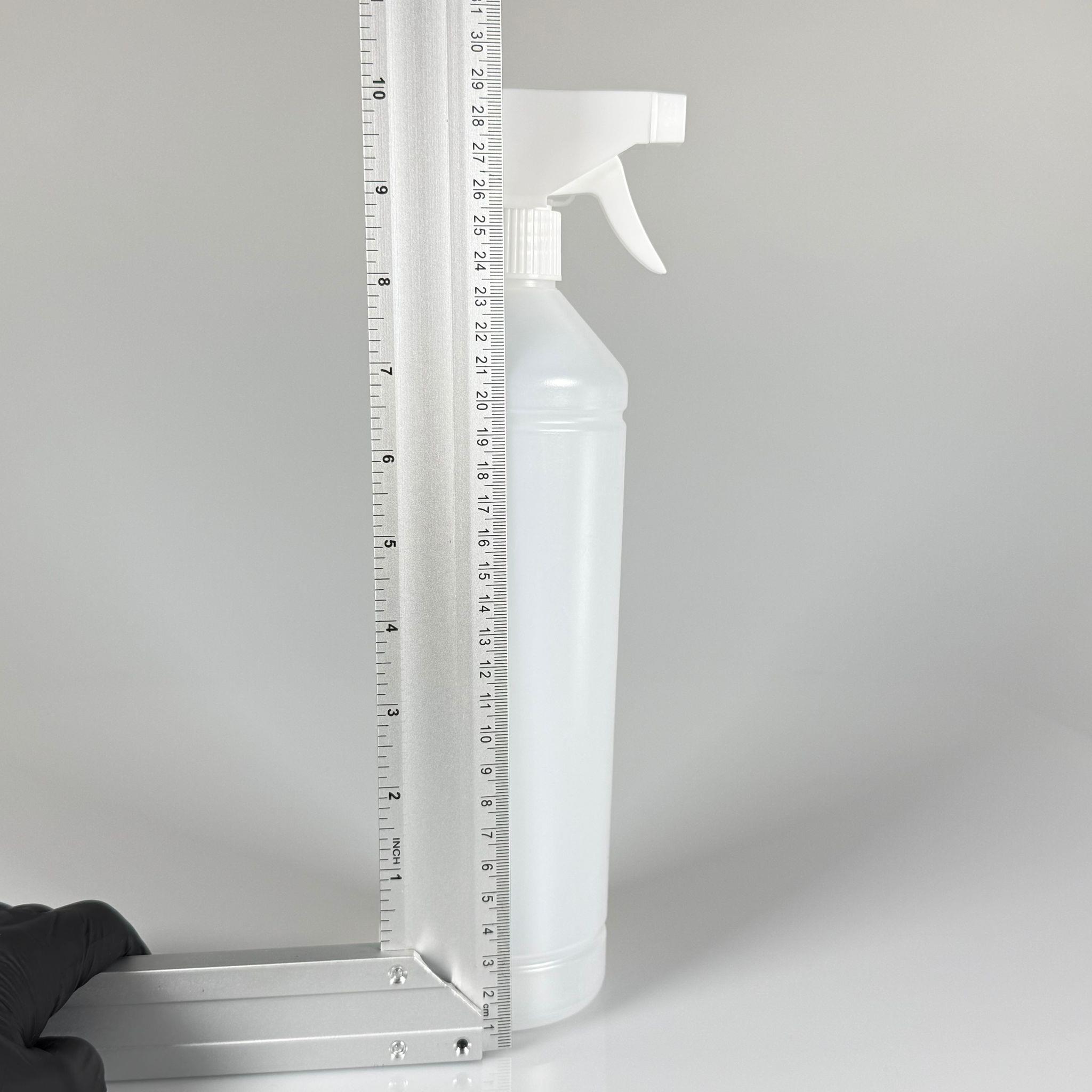 1000 CC TİNER ŞİŞESİ - BEYAZ  TRİGER TETİK SPREYLİ - 1000 ML KİMYASALA DAYANIKLI PLASTİK ŞİŞE - 1 LT POLİETİLEN ŞİŞE - UZUN