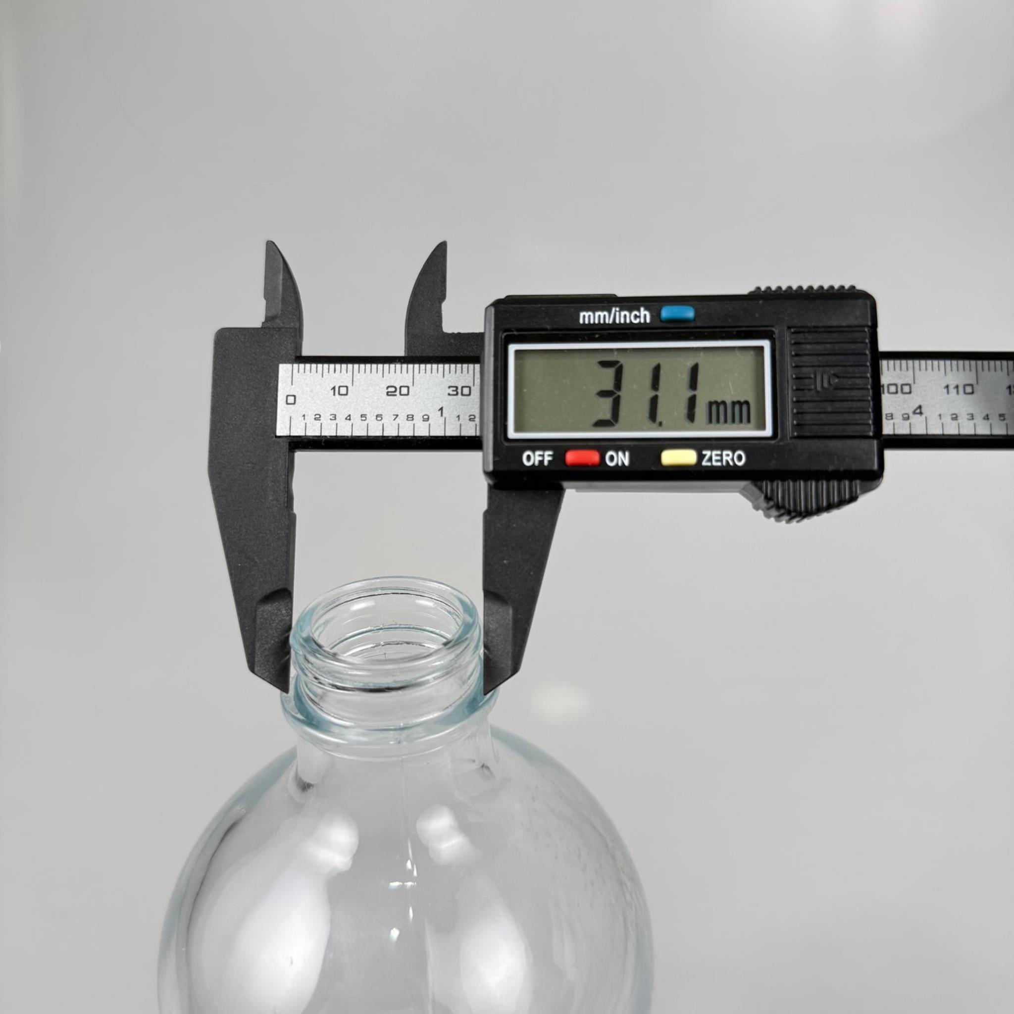 PAŞABAHÇE İCONİK SU ŞİŞESİ 1000 CC - 1000 ml Premium Cam Su Şişesi Mat Alüminyum Kapaklı