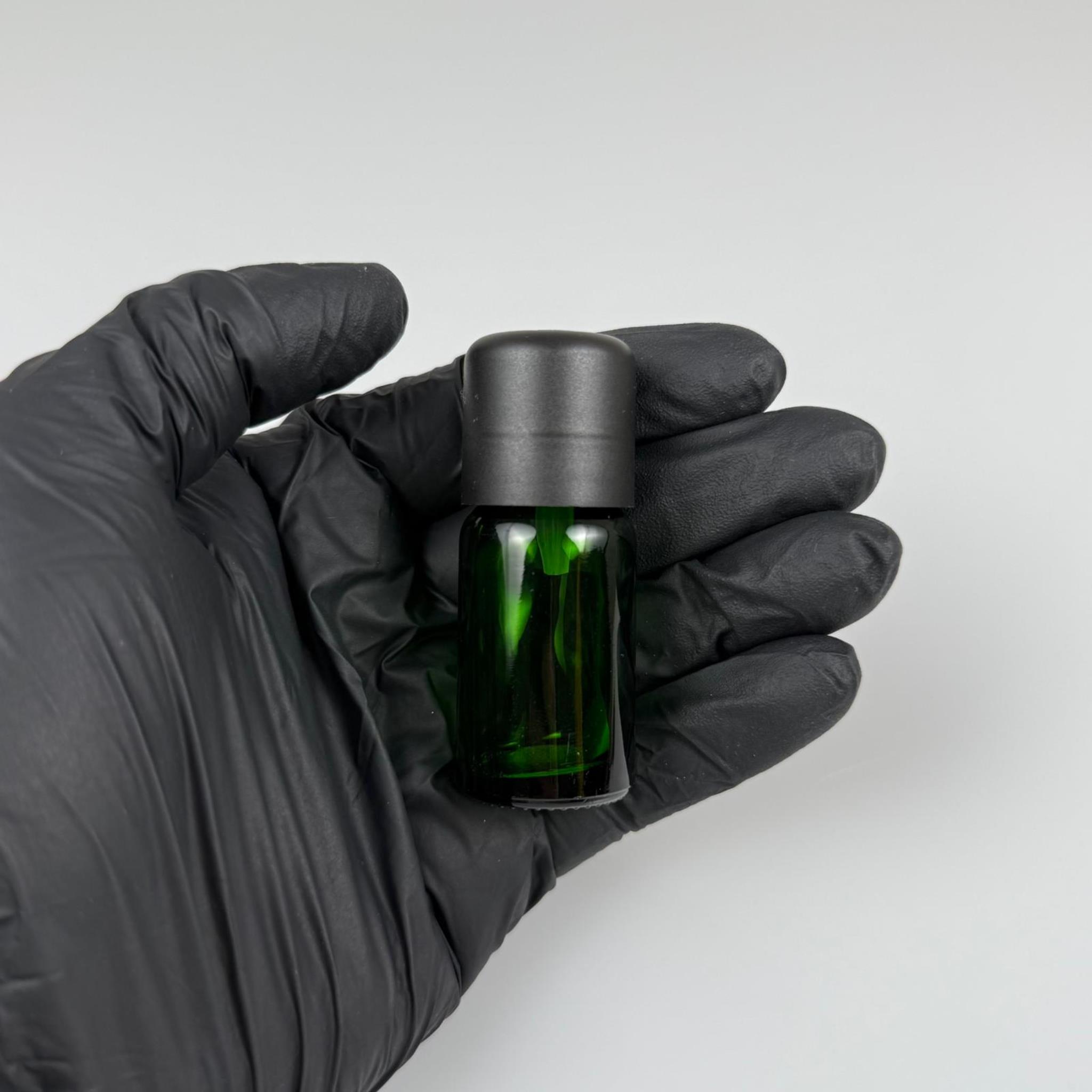 10 CC YEŞİL CAM ŞİŞE + İÇTEN DAMLALIKLI ÇOCUK KİLİTLİ SİYAH KAPAK - YEŞİL 10 ML KİLİT KAPAKLI DAMLATMALI ŞİŞE