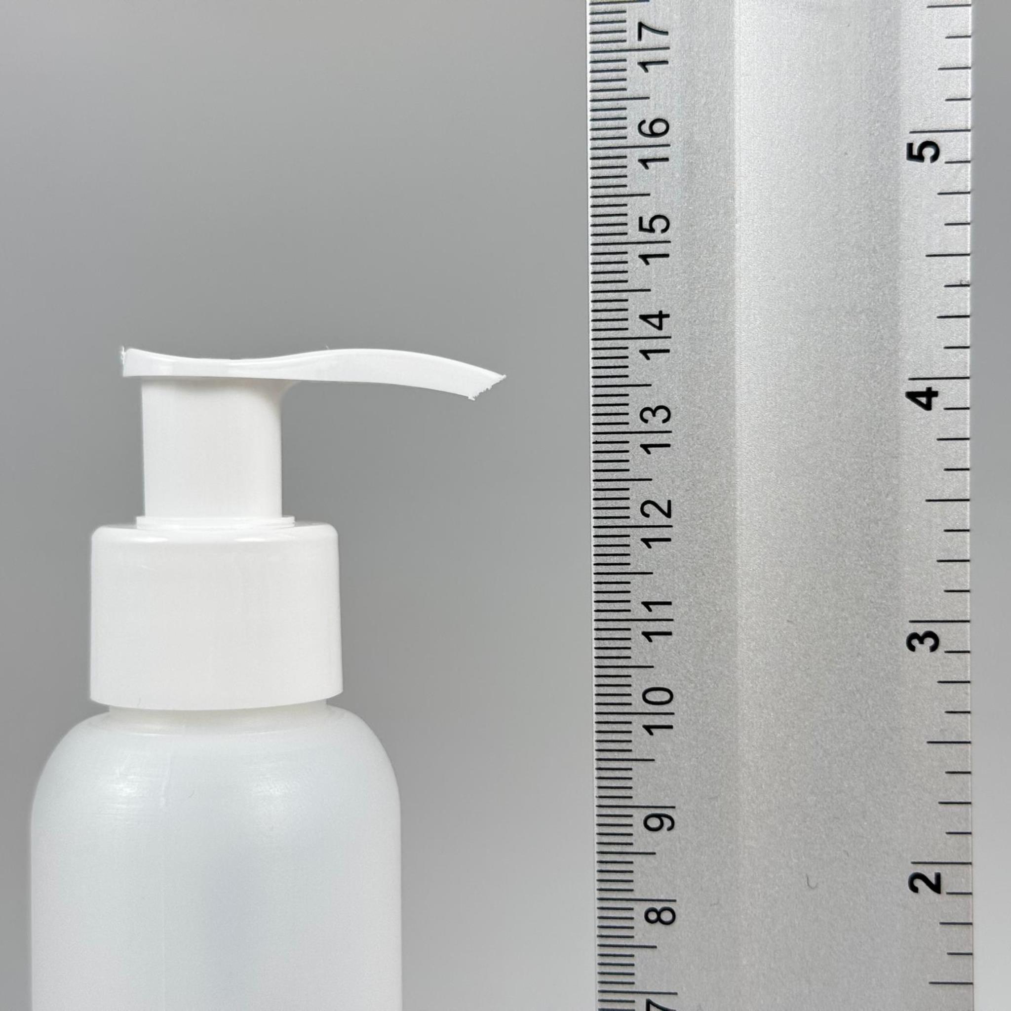 100 CC NATÜREL SERT POLİETİLEN ŞİŞE + BEYAZ POMPALI ( 24 MM ) - 100 ML BEYAZ PLASTİK POMPALI SERT POLİETİLEN ŞİŞE (YOĞUN KIVAMLI SIVILARDA TIKANMAZ)