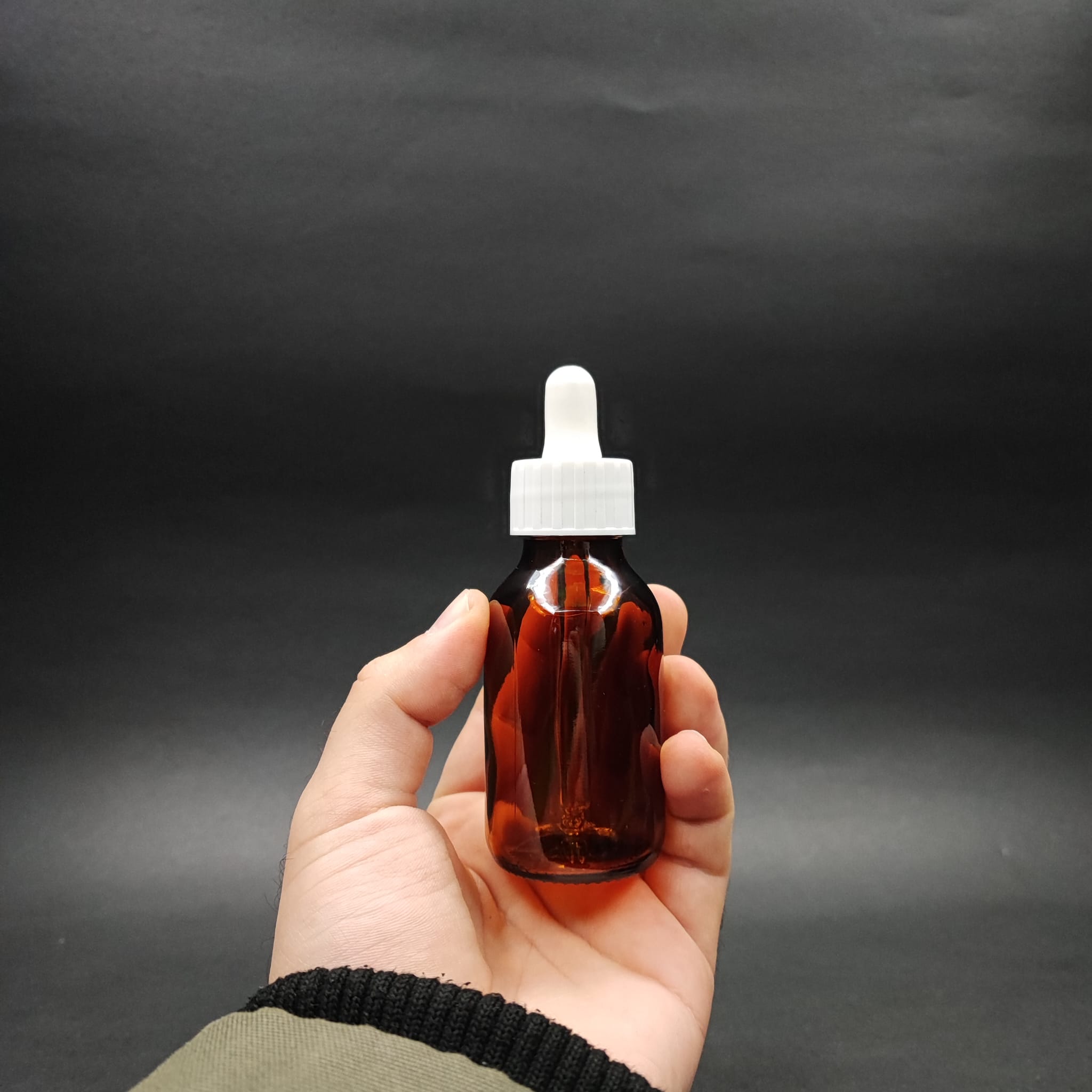 50 ML DOLUMU KOLAY, GENİŞ AĞIZLI CAM DAMLALIKLI ŞİŞE (25 MM AĞIZ)  - 50 CC BEYAZ DAMLALIKLI CAM ECZA ŞİŞESİ - AMBER KAHVERENGİ