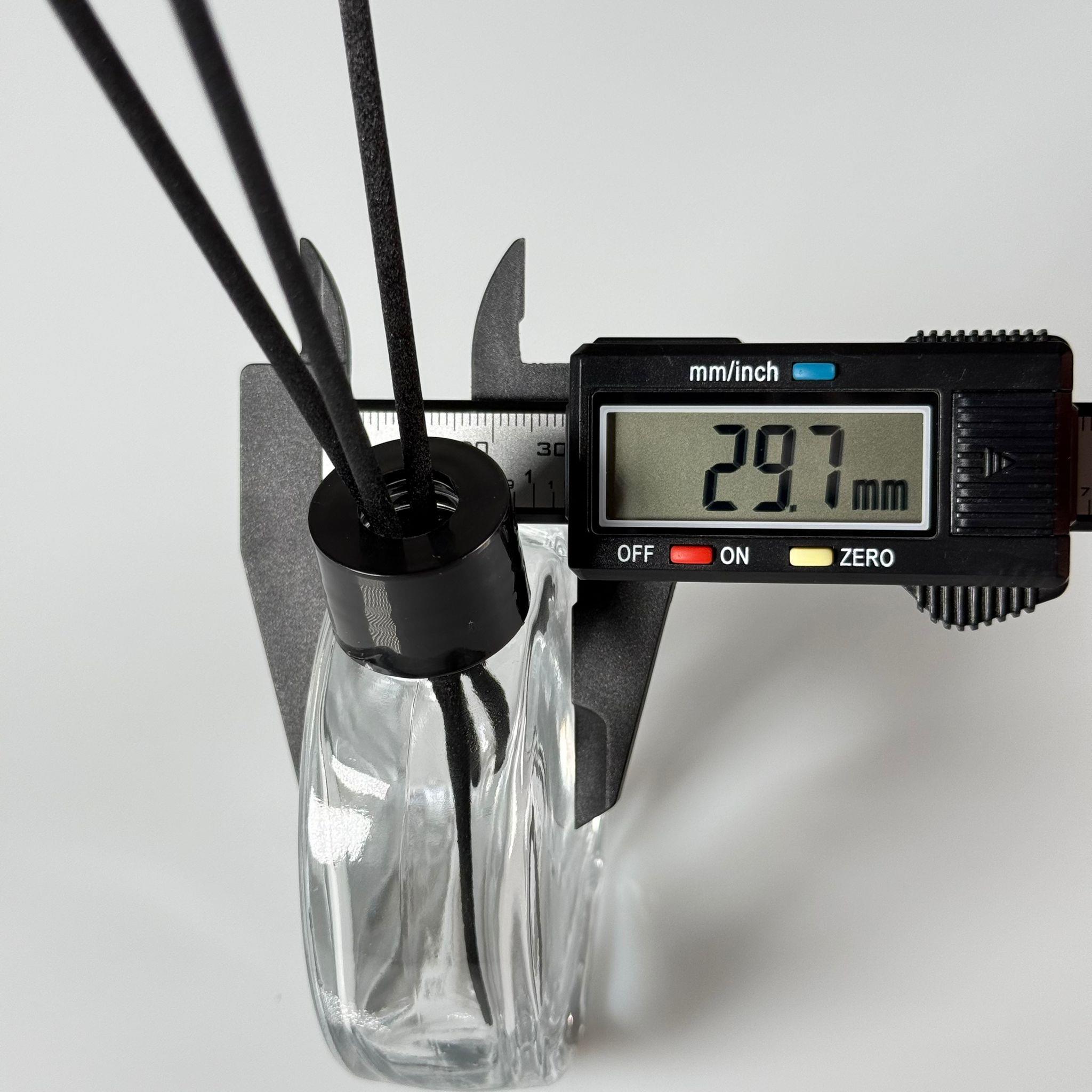 70 CC YUVARLAK OVAL YASSI BAMBU CAM BAMBU ODA KOKUSU ŞİŞESİ - 70 ML ÇUBUKLU KÖŞELİ BAMBU ODA KOKUSU ŞİŞESİ - DİFÜZÖR ŞİŞE- CAM ŞİŞE + SİYAH PLASTİK KAPAK + TIPA + 3 ADET FİBER SİYAH BAMBU ÇUBUK - YENİ MODEL