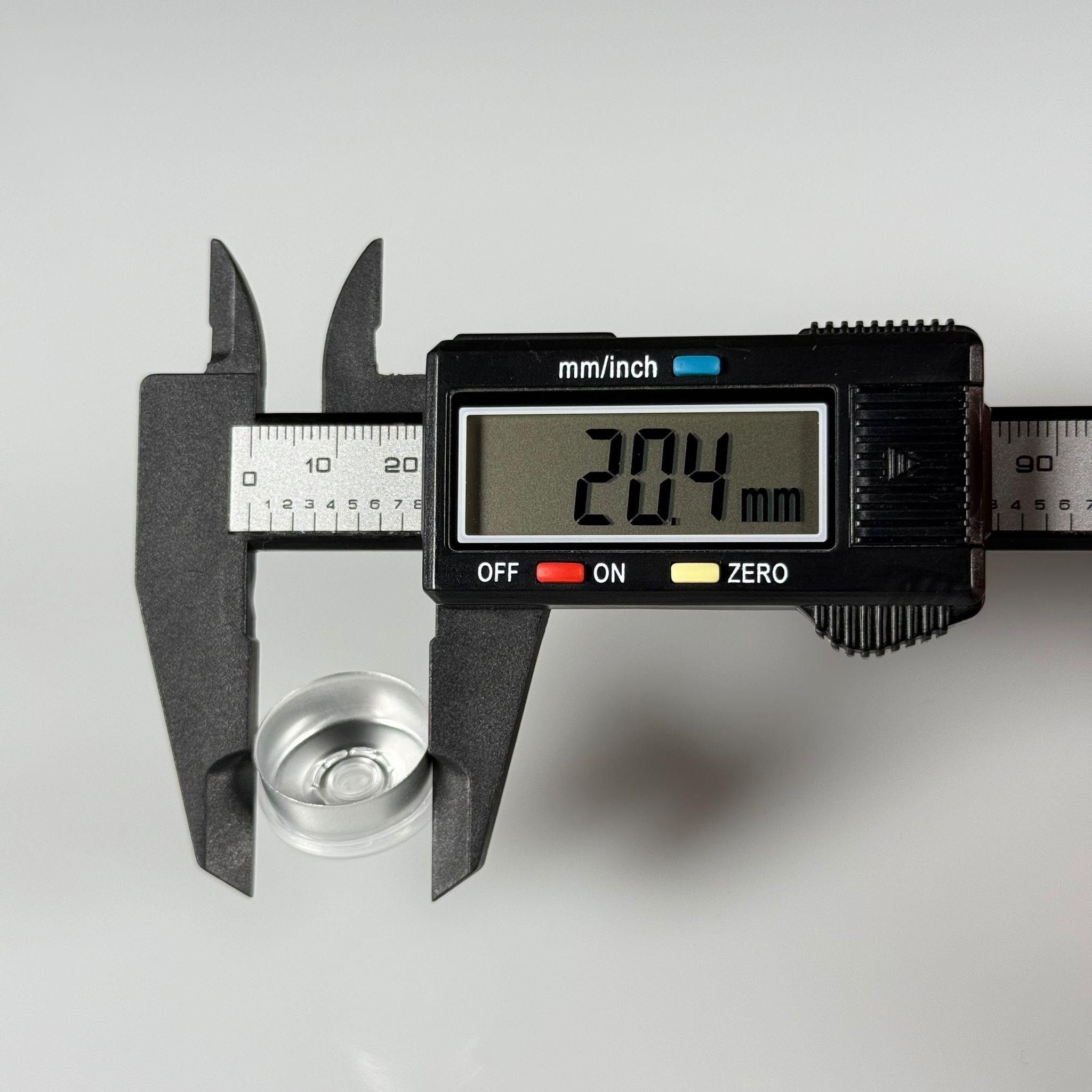 PENİSİLİN ALÜMİNYUM FLAKON KAPAK ŞEFFAF -  20 MM DÜZ RENKLİ FLİP-OFF KAPAK