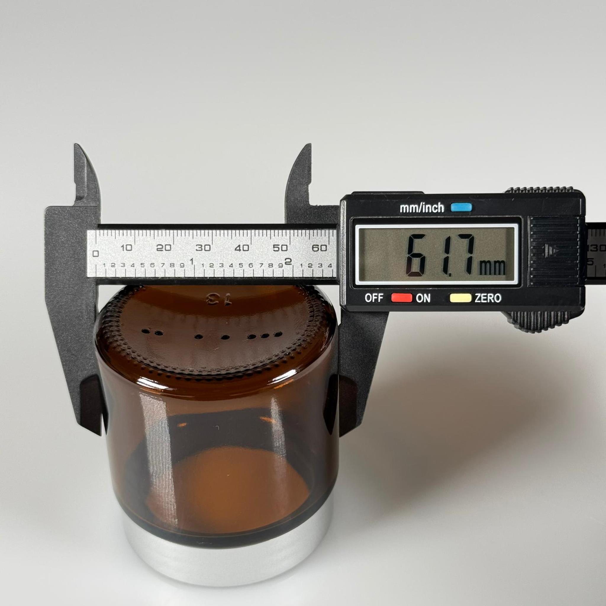 100 CC CAM AMBER KREM KAVANOZU - GÜMÜŞ KAPAKLI İÇ CONTALI - 100 ML KAHVERENGİ KREM KAVANOZU - AMBER MUM KAVANOZU