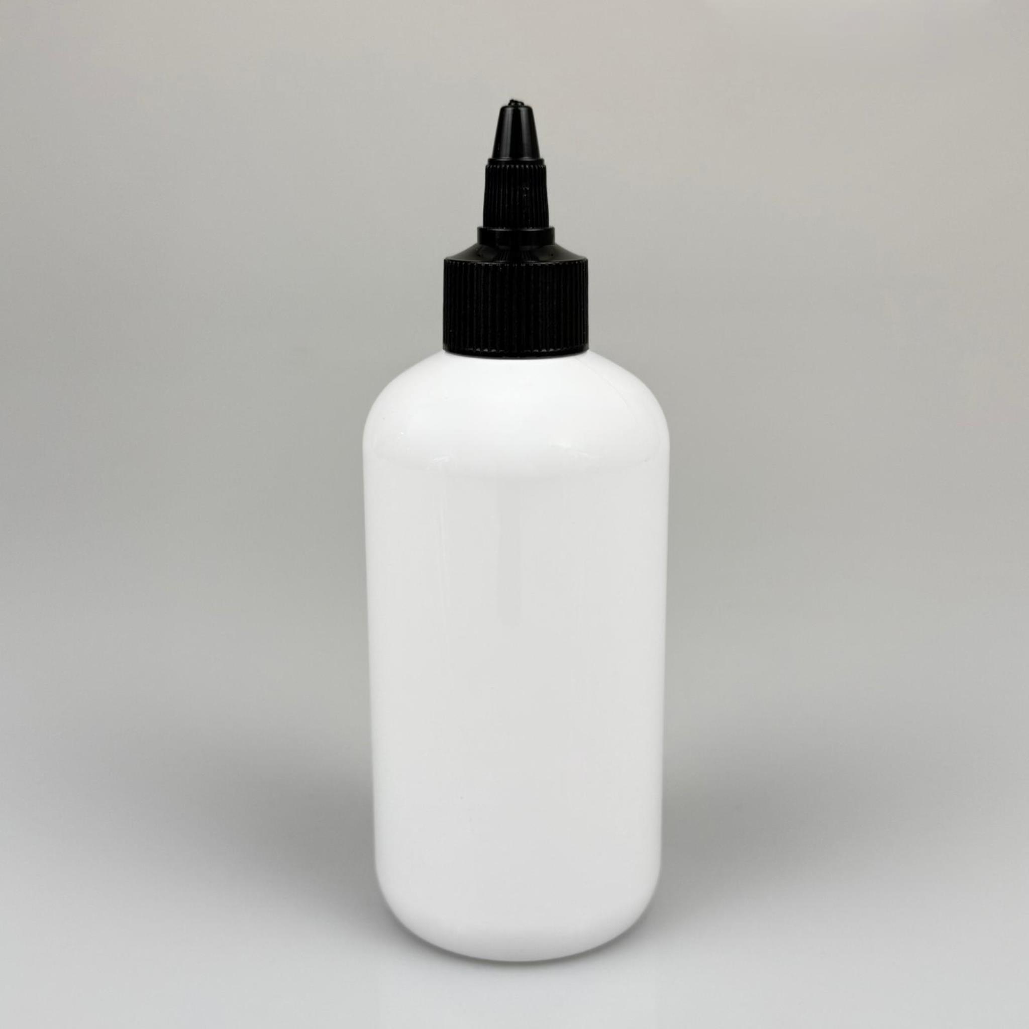 YAĞ, SOS, ACI SOS, SİRKE, SRIRACHA, MÜREKKEP, TUTKAL AKITICI VB BOŞ ŞİŞELERİ - SİYAH SİVRİ TWİST AKITICI KAPAK + 250 ML BEYAZ ZEYNEP PET PLASTİK ŞİŞE TAKIM