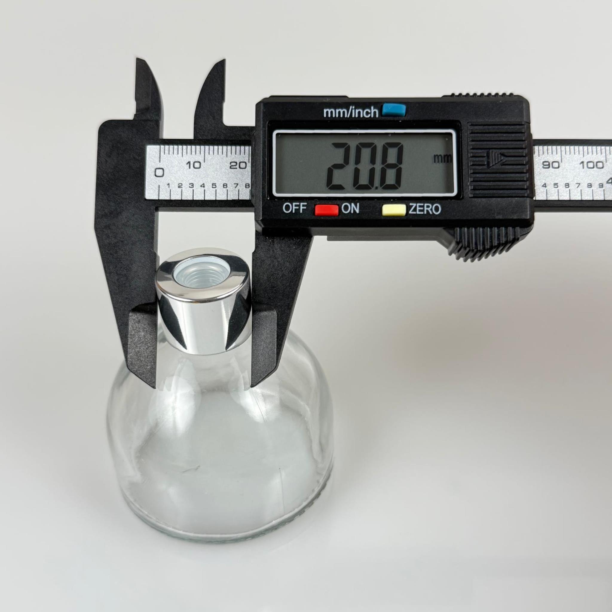 KUBBE MODEL CAM BAMBU ODA KOKUSU ŞİŞESİ + METAL GÜMÜŞ KAPAK + TIPA + 3 ADET FİBER BAMBU ÇUBUK - 50 ML SET TAKIM - HEDİYELİK PROMOSYON DİFFUSER ŞİŞELERİ