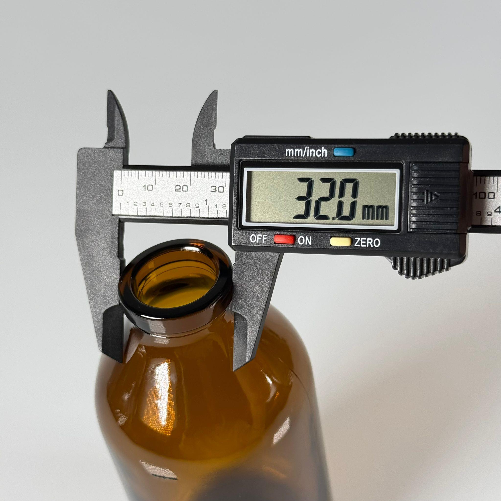 250 CC AMBER KAHVERENGİ CAM SERUM ŞİŞESİ KAPAKSIZ (32 AĞIZ) - 250 CC BOŞ SERUM ŞİŞESİ - TİP 2 İLACA ECZAYA  UYGUN