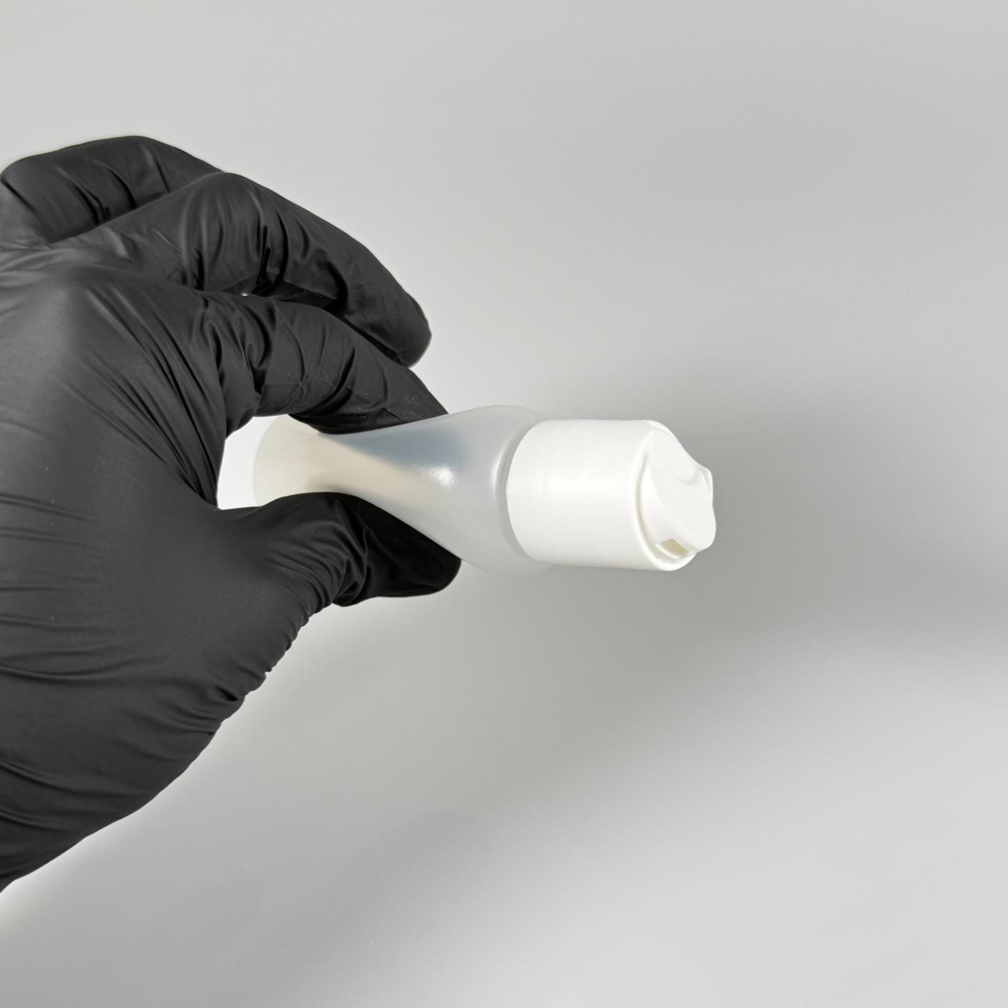 50 ML SIKILABİLİR YUMUŞAK POLİETİLEN PE PLASTİK ŞİŞE - BEYAZ DİSKTOP ŞAMPUAN AKITICI - 50 cc sos, yağ, kartuş, mürekkep vb için boş şişeler