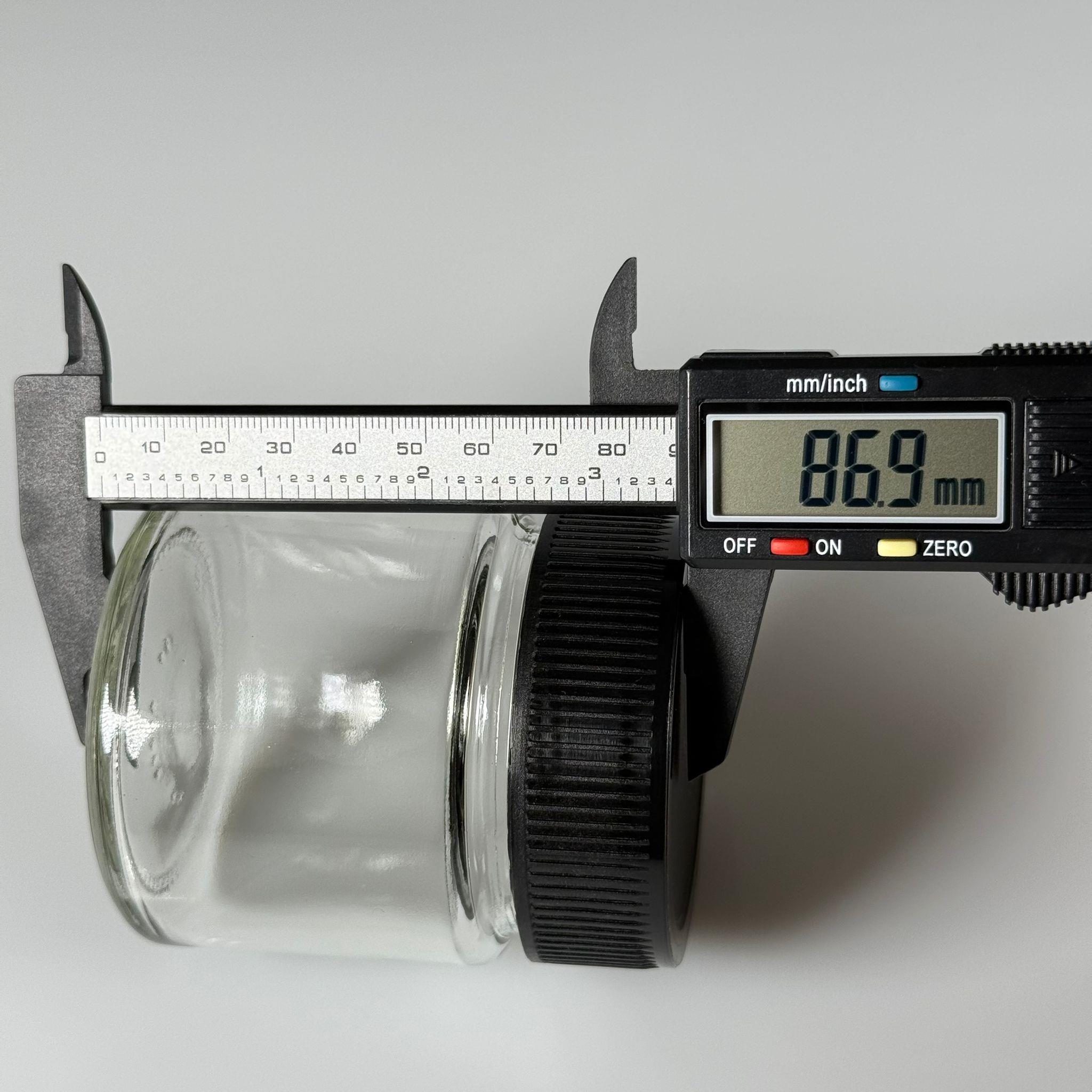 255 CC CAM KAVANOZ - SİYAH PLASTİK DERİN ÜSTÜ KUMLAMA KAPAKLI + KENDİNDEN YAPIŞKANLI KÖPÜK CONTALI - 255 ML CAM KAVANOZLARI