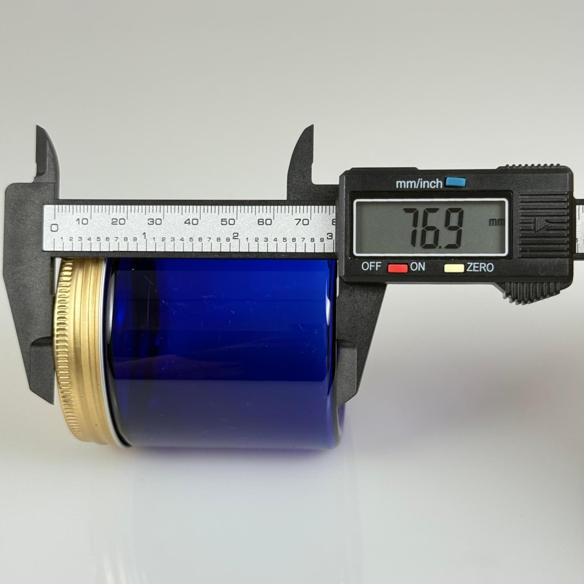 250 ML SERT PET KAVANOZ + GOLD METAL KAPAK + İÇ TIPA - 250 CC KALIN MAVİ PLASTİK KAVANOZ GOLD METAL KAPAKLI İÇ TIPALI TAKIM - KREM KAVANOZLARI