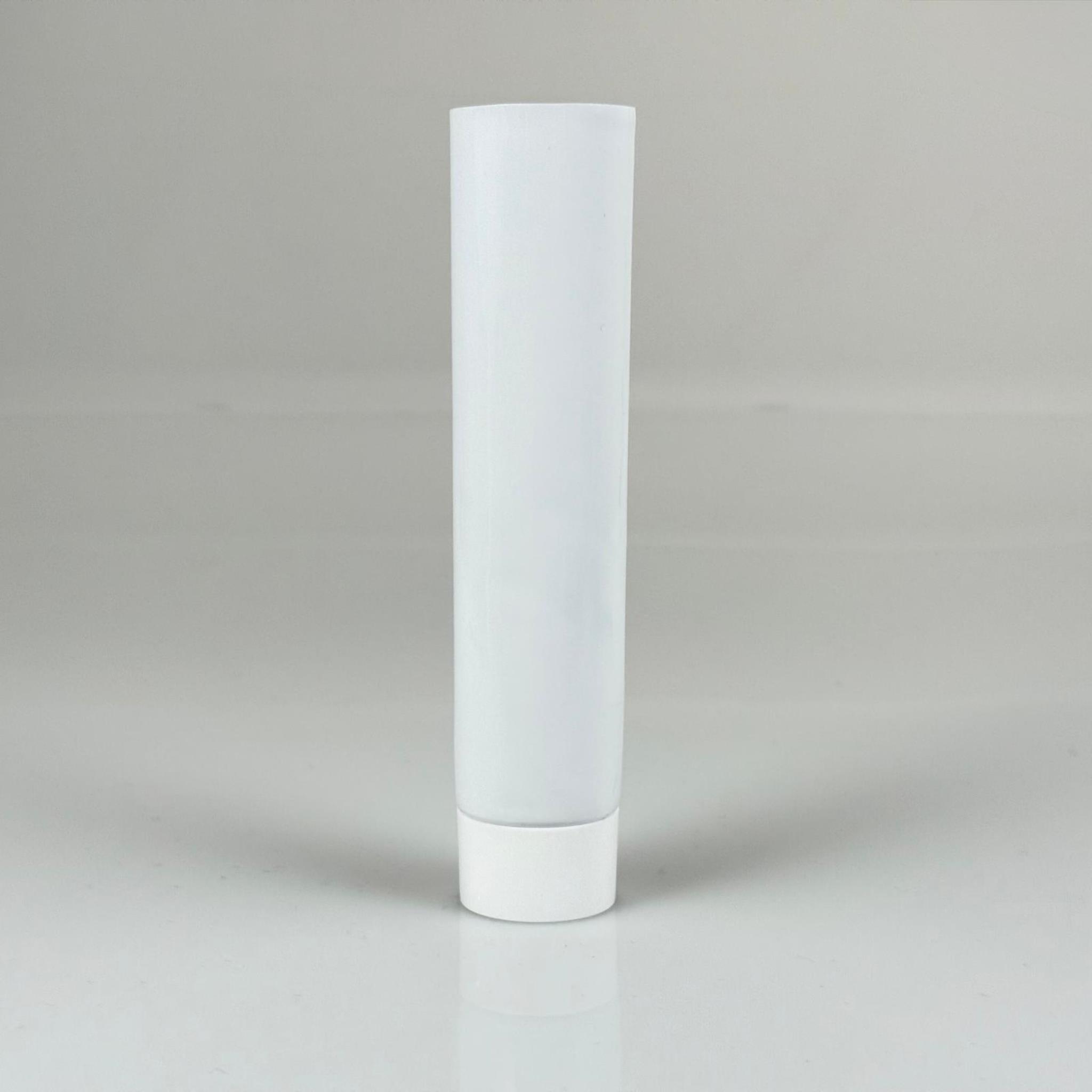 LAMİNE TÜP (İÇİ ALÜMİNYUM) KOZMETİK İÇİN BEYAZ BOŞ KREM (AĞZI FOLYOLU) TÜPÜ KAPAKLI - 100 ML - MERHEM TÜPÜ - LİPGLOSS TÜP - DUDAK PARLATICISI TÜPÜ - BAL DOLUMU İÇİN TÜP  - DÜZ - ALTI AÇIK ELLE KAPANMAZ ISITICI GEREKİR