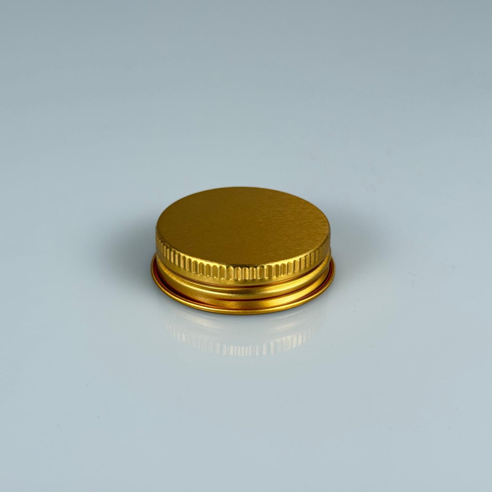 37 MM VİDALI GOLD METAL KAPAK - KÖPÜK CONTALI - 36 GPI 400 AĞIZ KAVANOZLARA VE ŞİŞELERE UYAR