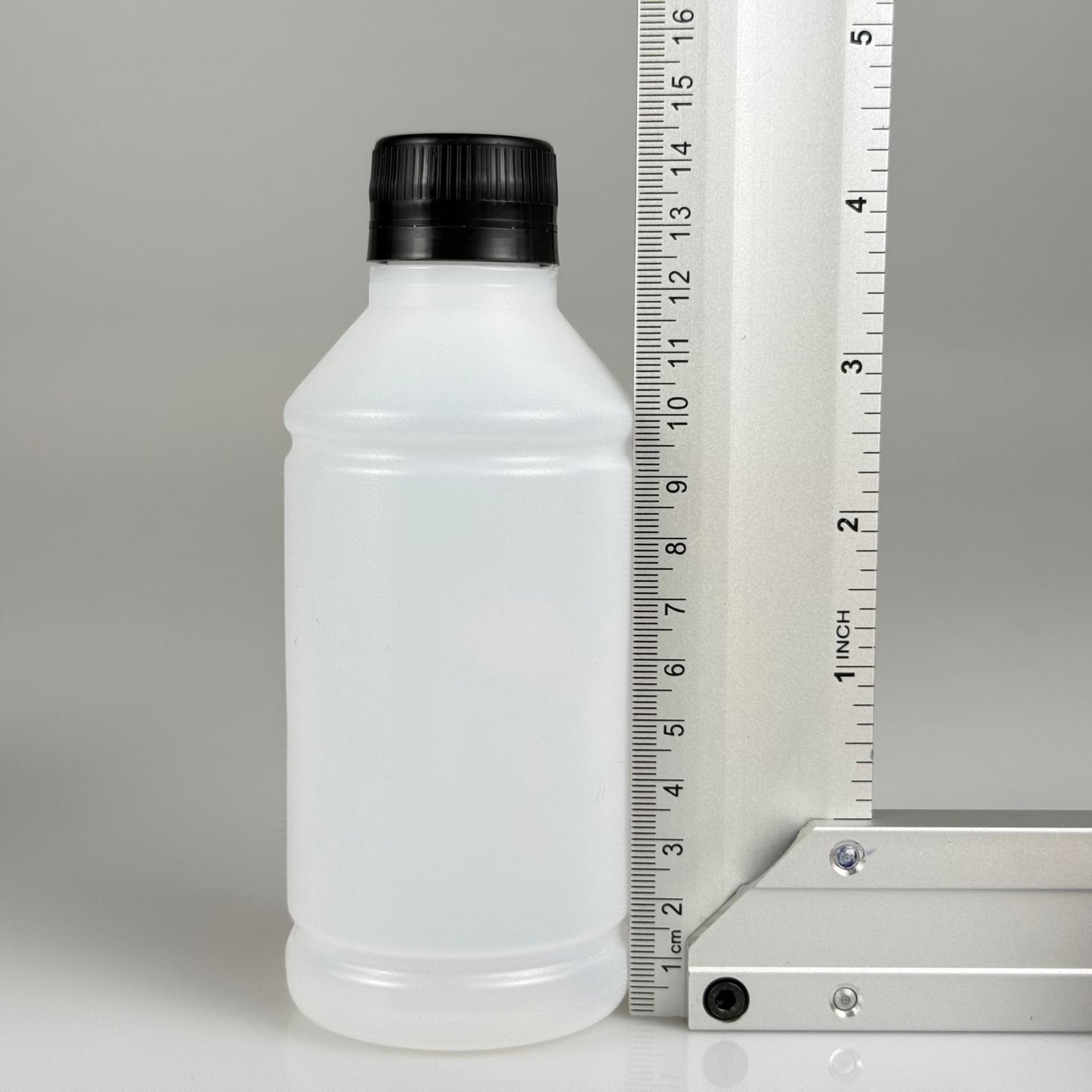 250 CC TİNER ŞİŞESİ - SİYAH KİLİTLİ KAPAKLI - 250 ML KİMYASALA DAYANIKLI PLASTİK ŞİŞE - 0,25 LT POLİETİLEN ŞİŞE