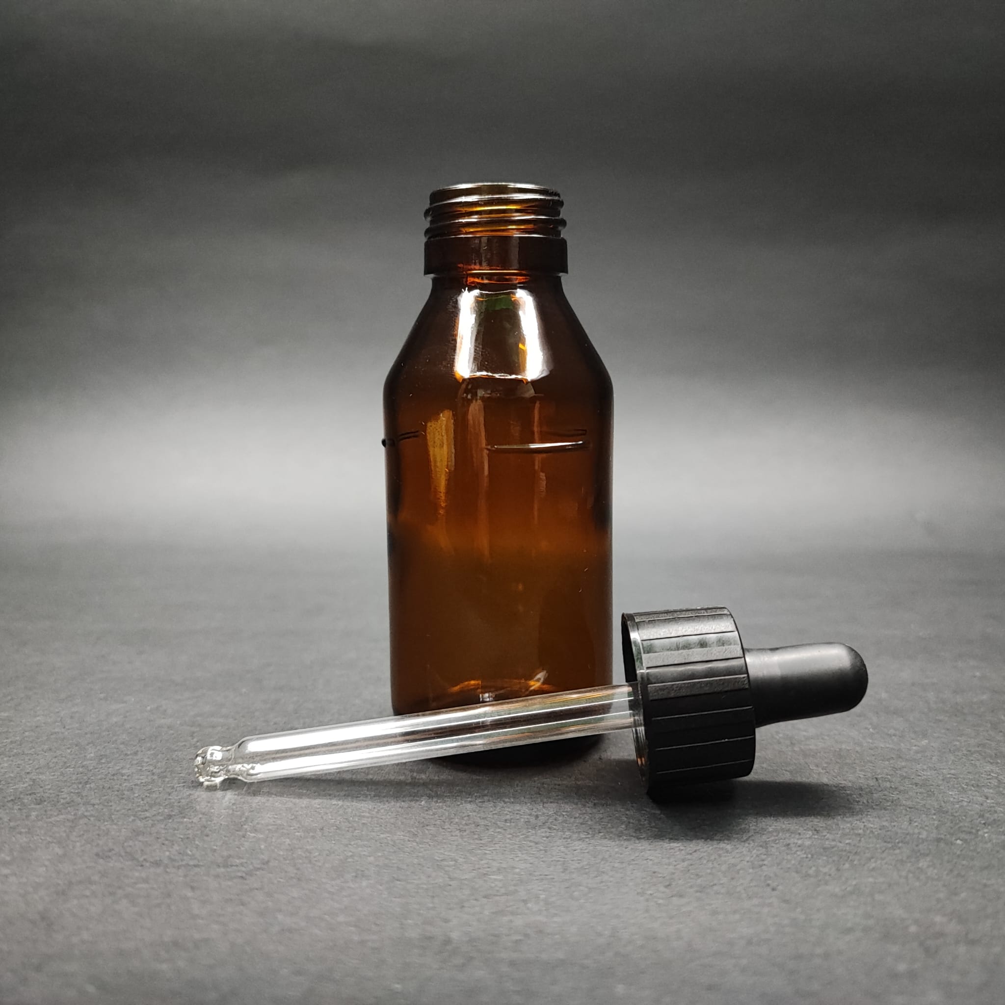 60 ML DOLUMU KOLAY, GENİŞ AĞIZLI CAM DAMLALIKLI ŞİŞE (25 MM AĞIZ)  - 60 CC SİYAH DAMLALIKLI CAM ECZA ŞİŞESİ - AMBER KAHVERENGİ