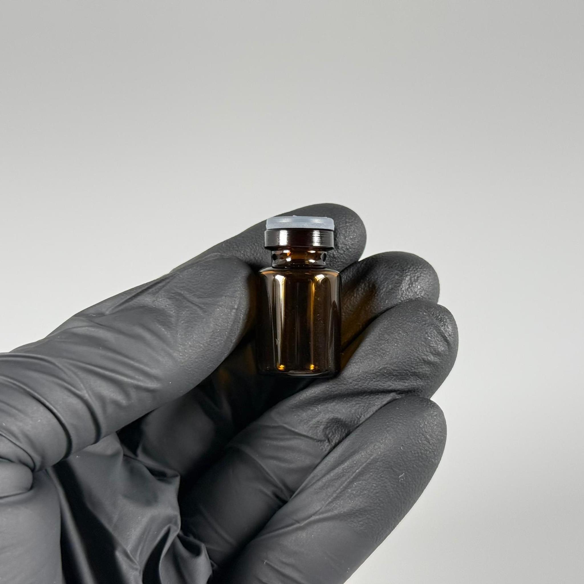 2 ML vial flakon şişe - 13 ağız 2 cc amber cam ilaç şişesi + kauçuk butil enjektör tıpası