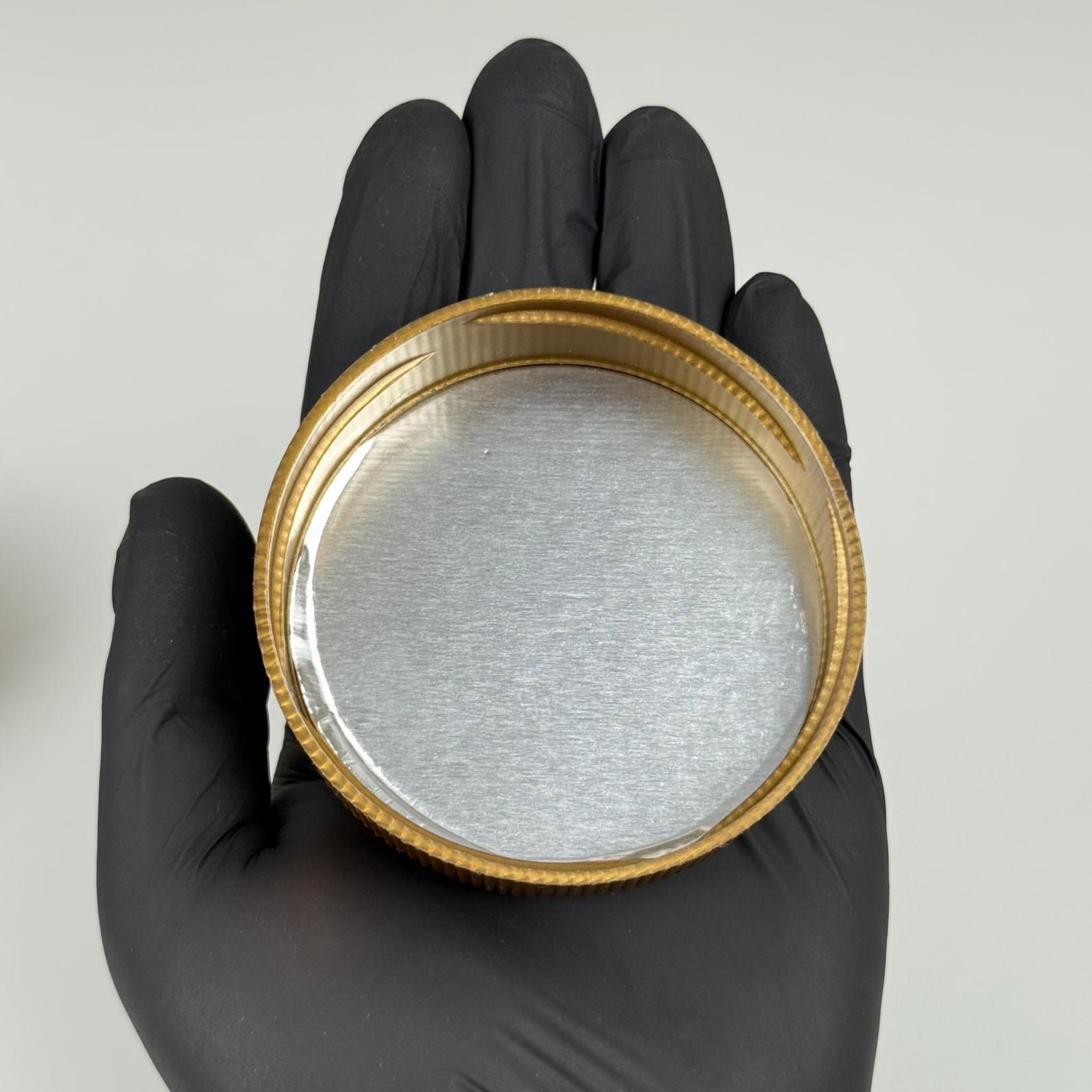 70 MM TWİST-OFF DERİN GOLD PLASTİK KAPAK - ALÜMİNYUM CONTALI - İNDİKSİYON FOLYOLU KAPAK