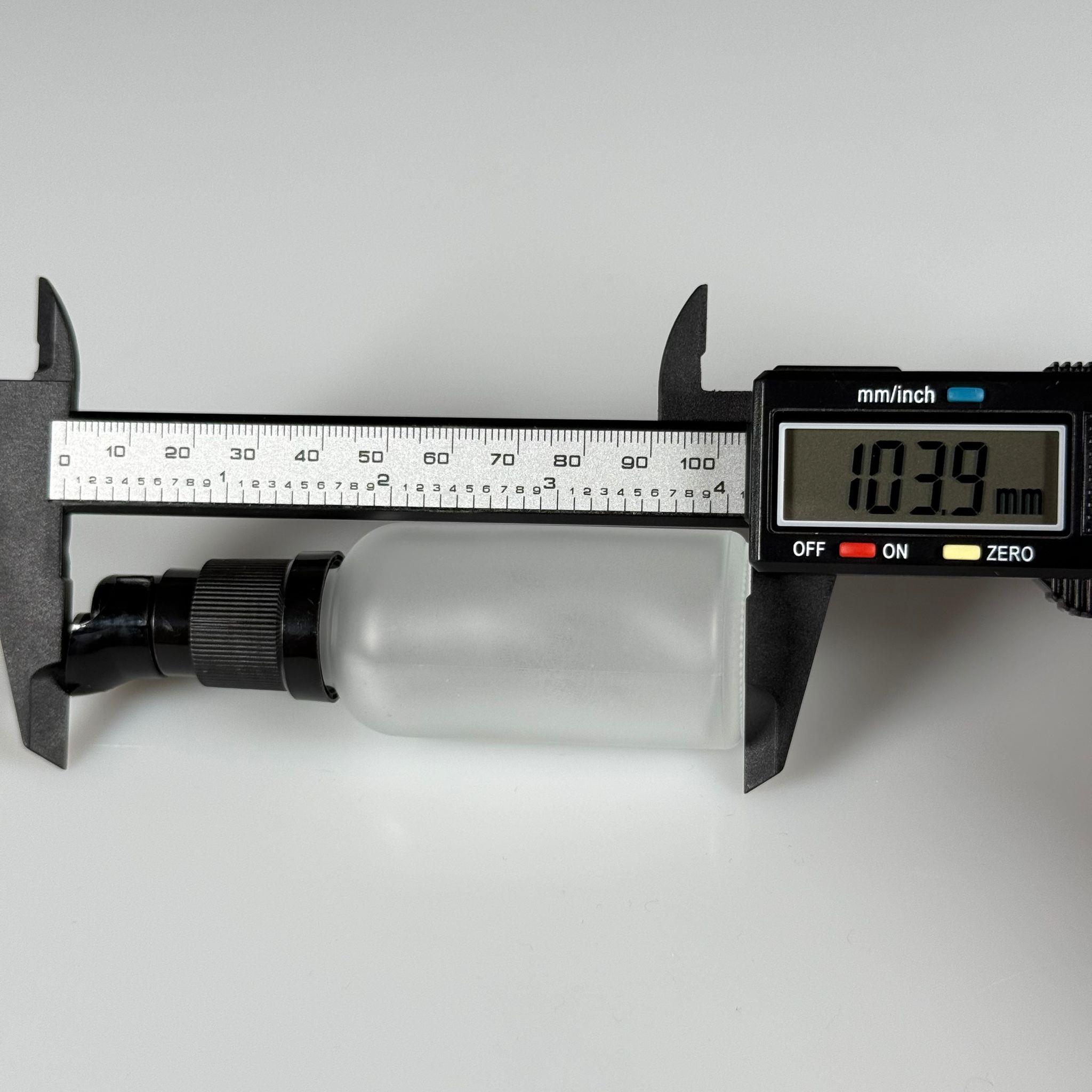 30 CC BUZLU CAM ŞİŞE - SIZDIRMAZ ETEKLİ SİYAH LOSYON POMPALI TAKIM - 30 ML LOSYON ŞİŞESİ - YAĞ, KREM GİBİ YOĞUN KIVAMLI SIVILAR İÇİN CAM AMBALAJ