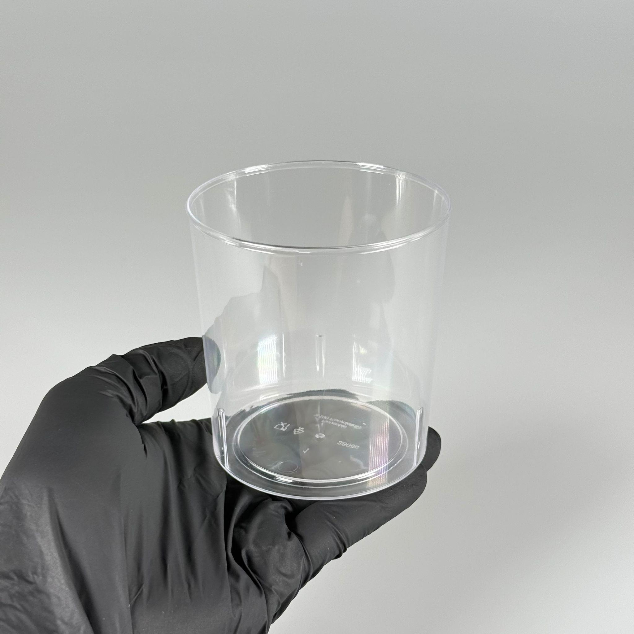 KRİSTAL PLASTİK MİKA TATLI KABI - 380 CC BARDAK MODEL 10 LU PAKET - muhallebi, profiterol, puding, tiramisu, sütlaç, sütlü tatlı, çerezlik, pastane vb için çok amaçlı plastik boş kaseler