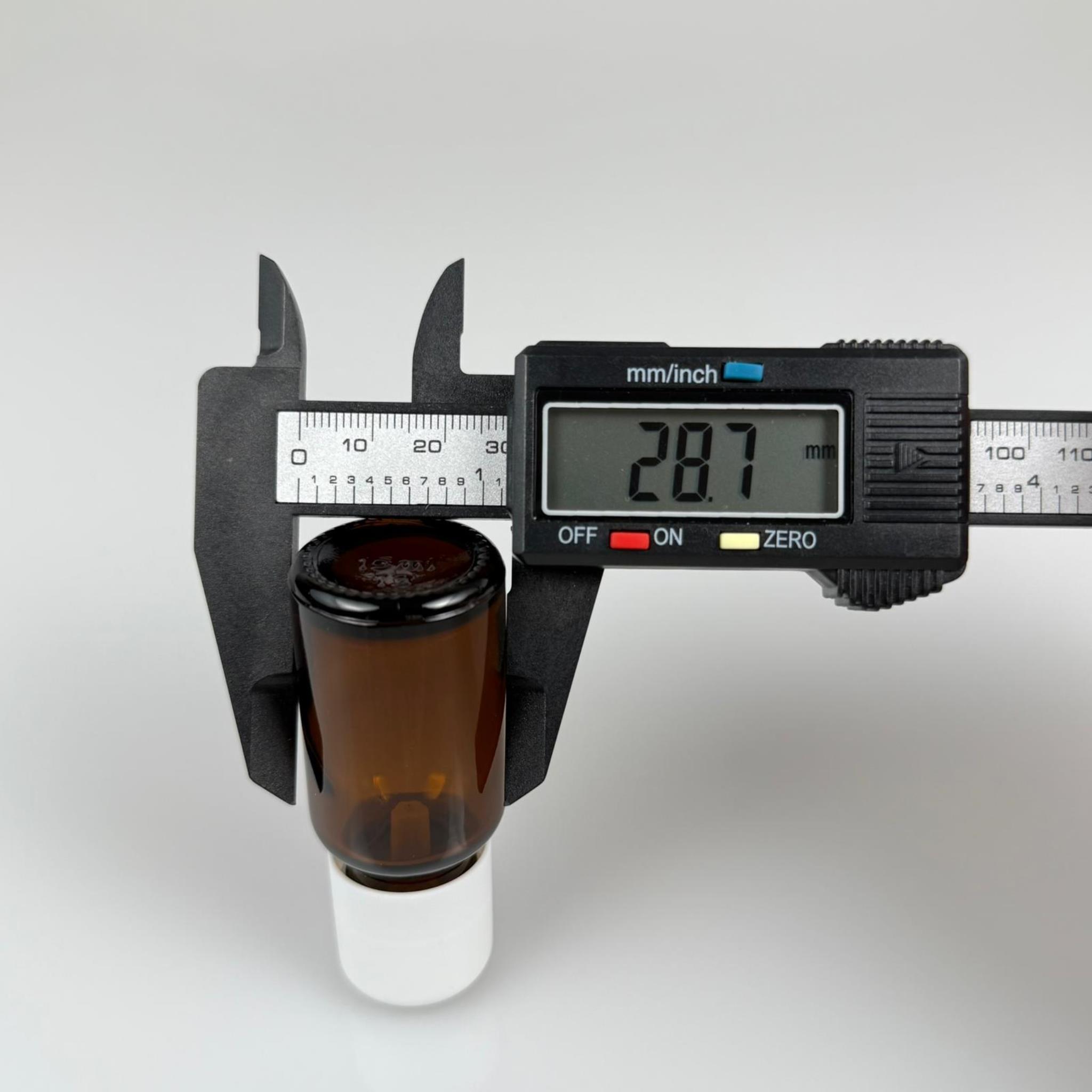 15 CC AMBER CAM ŞİŞE + İÇTEN DAMLALIKLI ÇOCUK KİLİTLİ BEYAZ KAPAK - KAHVERENGİ 15 ML KİLİT KAPAKLI DAMLATMALI ŞİŞE