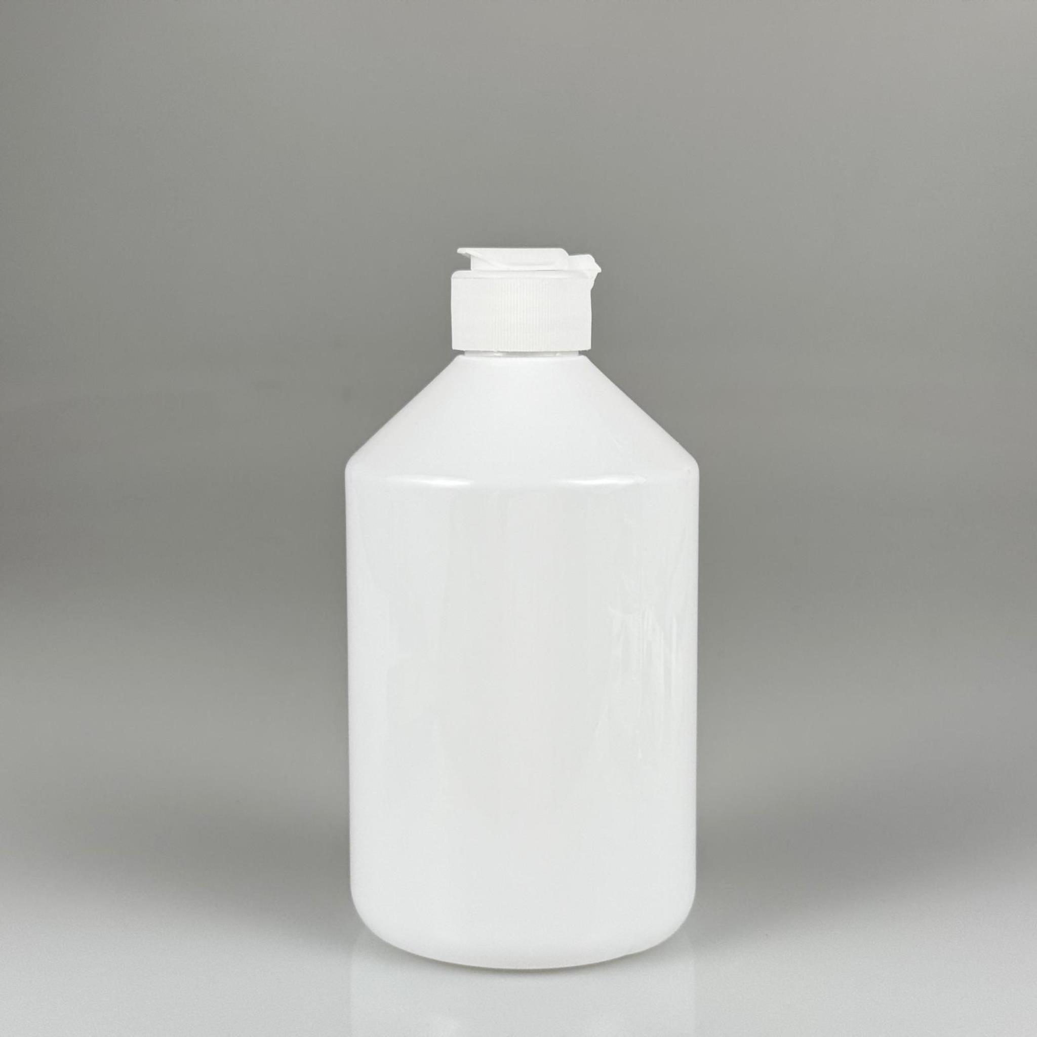 500 CC BEYAZ PET ŞİŞE - 500 ML BEYAZ PLASTİK ŞİŞE BEYAZ FLİPTOP AÇILIR KAPANIR KAPAKLI