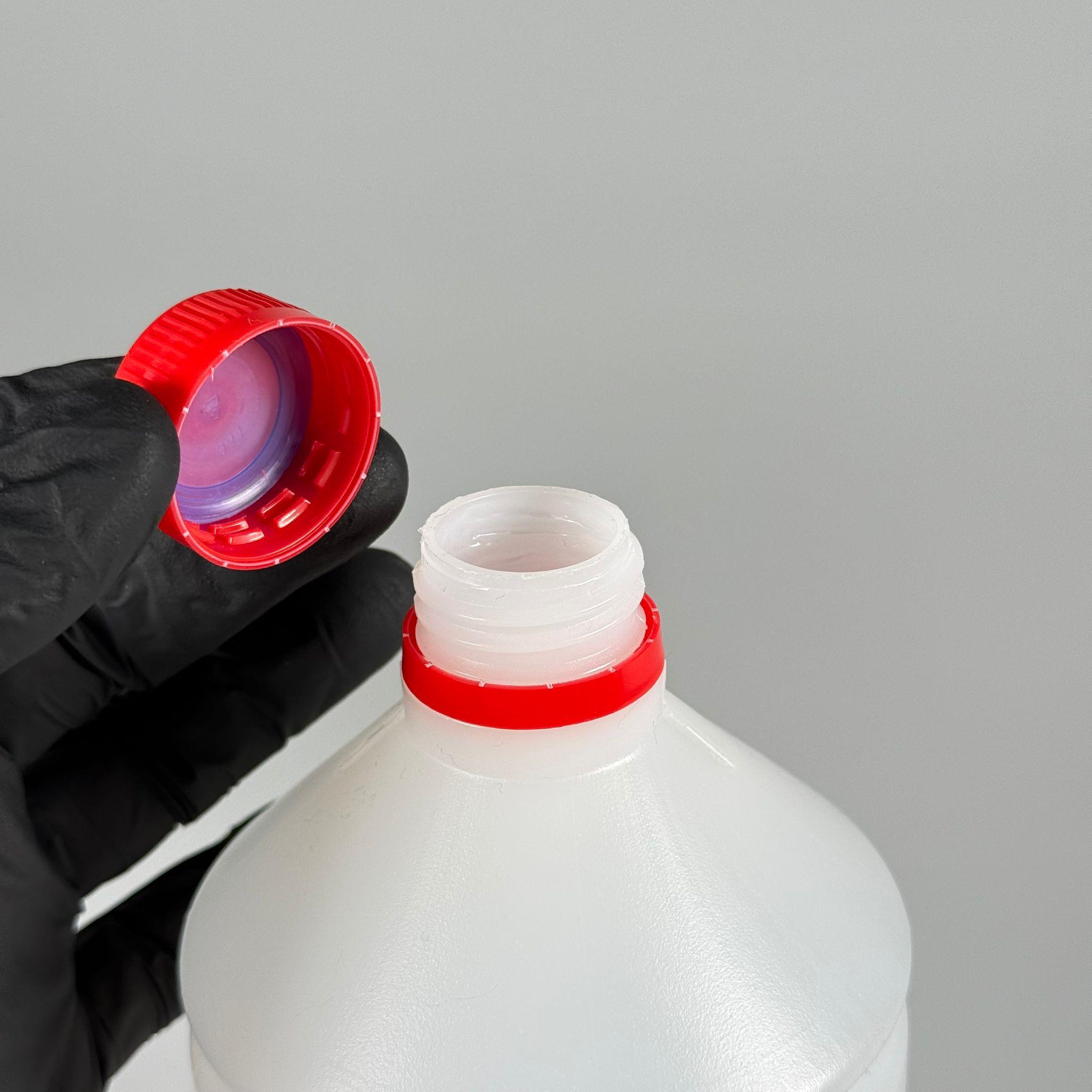 1000 CC TİNER ŞİŞESİ - KIRMIZI KİLİTLİ KAPAKLI - 1000 ML KİMYASALA DAYANIKLI PLASTİK ŞİŞE - 1 LT POLİETİLEN ŞİŞE