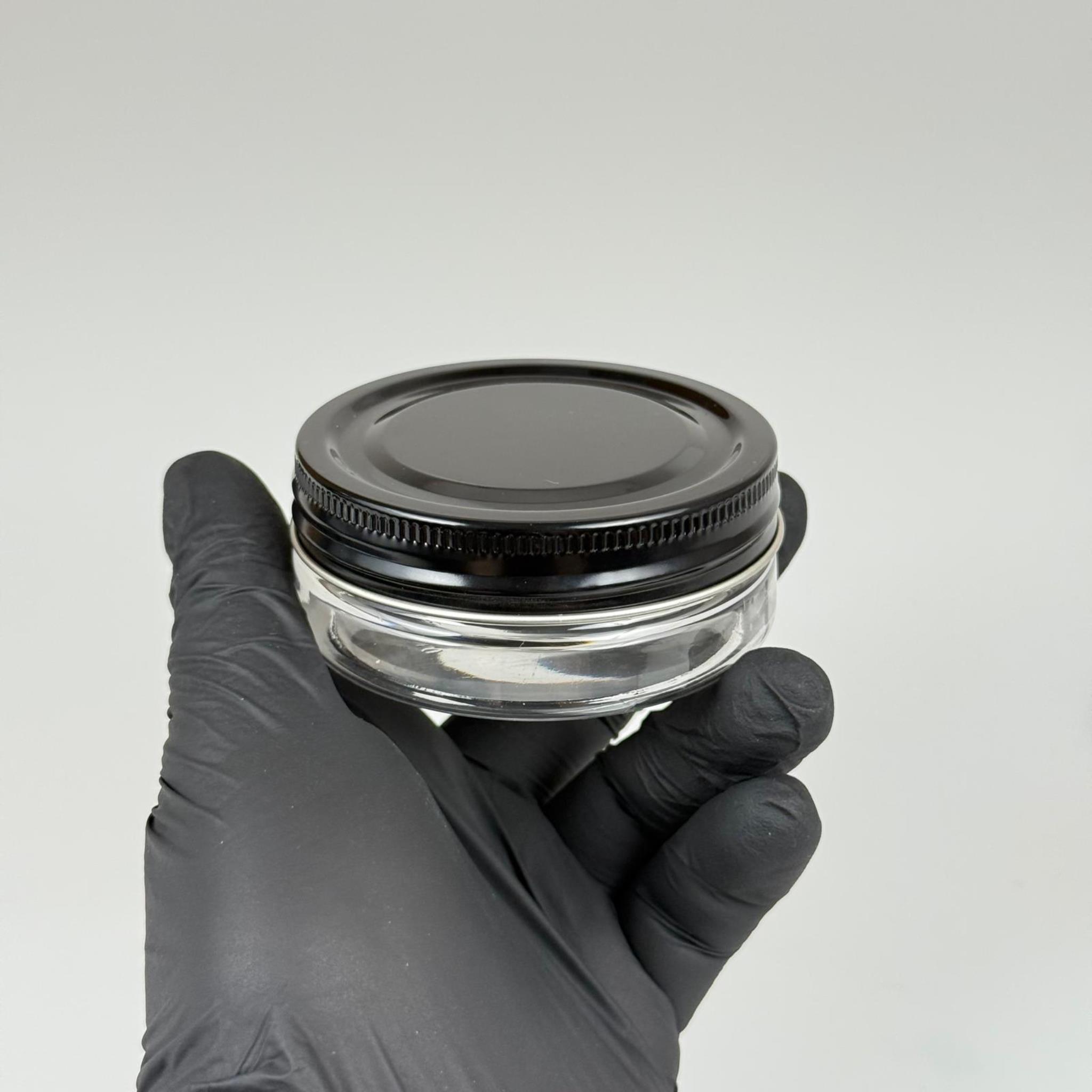 50 ML SERT PET KAVANOZ + SİYAH METAL KAPAK + İÇ TIPA - 50 CC KALIN ŞEFFAF PLASTİK KAVANOZ SİYAH METAL KAPAKLI İÇ TIPALI TAKIM - KREM KAVANOZLARI