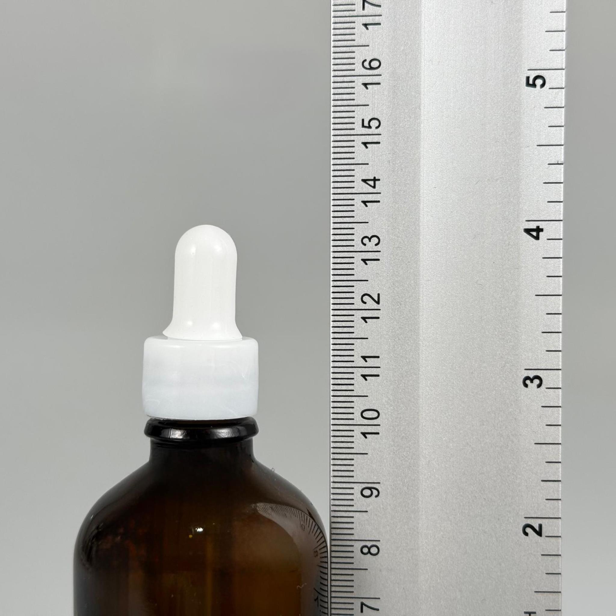 100 CC AMBER CAM DAMLALIKLI ŞİŞE - BEYAZ EMZİK + BEYAZ DÜZ KAPAK + CAM PİPET TAKIM - 100 ML KAHVERENGİ DAMLALIKLI ŞİŞE SETİ