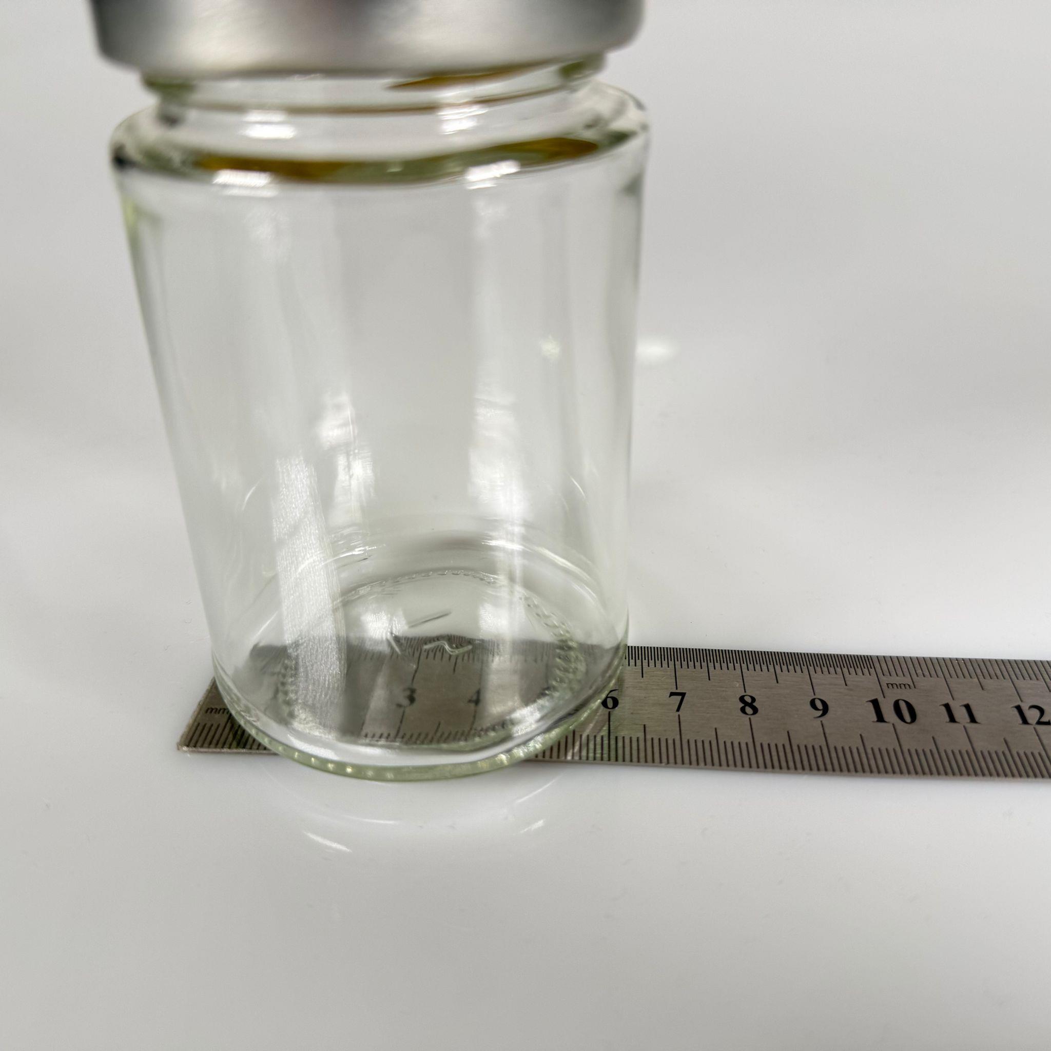 220 CC ALMAN ERGO KAVANOZ - GÜMÜŞ METAL KAPAKLI - 220 ML DERİN KAPAKLI VASO PESTI BARİLLA CAM KAVANOZ - ŞİŞECAM ÜRÜN KODU: 100822