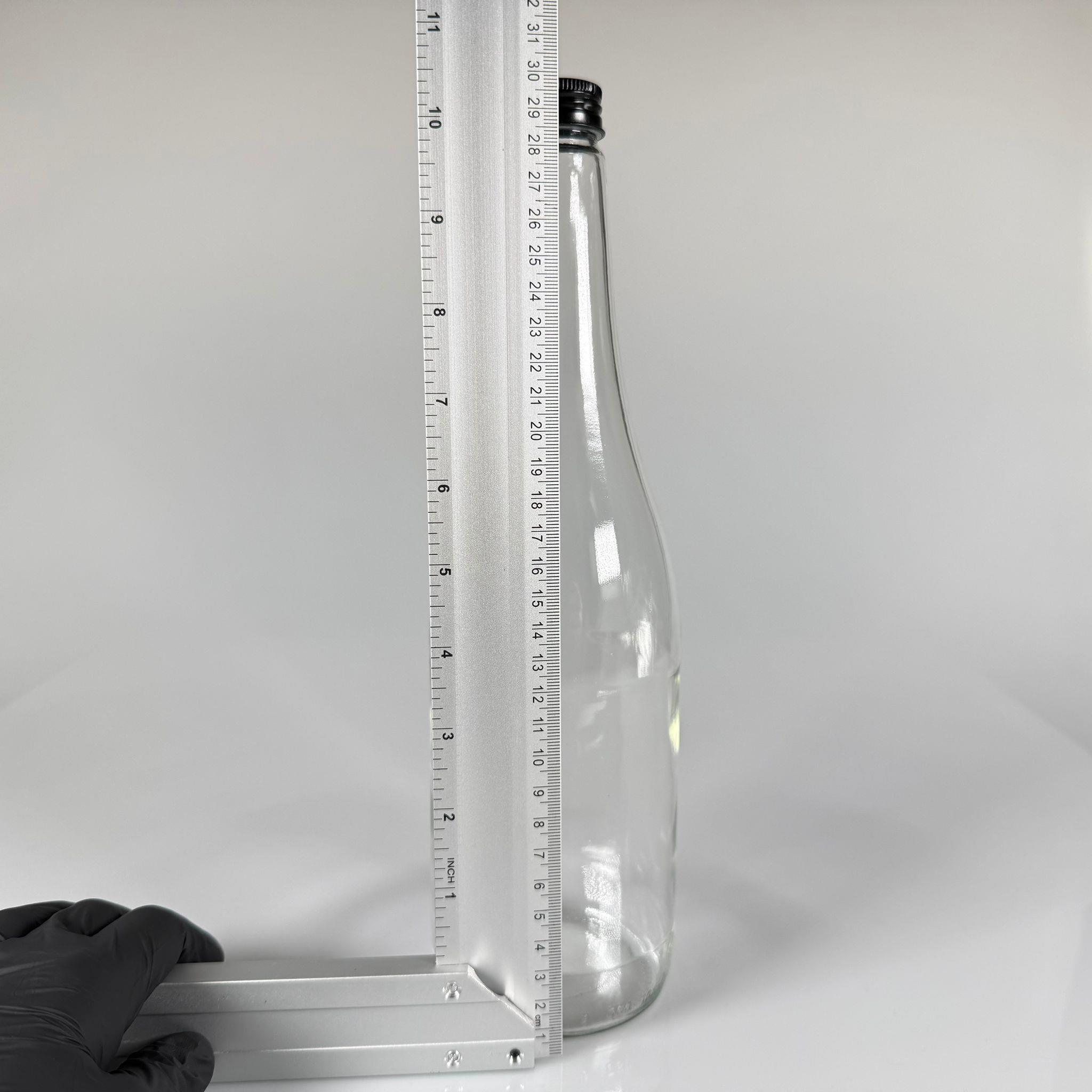 1000 ML LÜKS CAM SU ŞİŞESİ - 1000 CC BOŞ CAM SU ŞİŞELERİ - SİYAH ALÜMİNYUM METAL KAPAKLI (ELLE AÇILIP KAPANABİLİR) - RESTORAN, CAFE, OTEL VS İÇİN PREMİUM CAM ŞİŞE