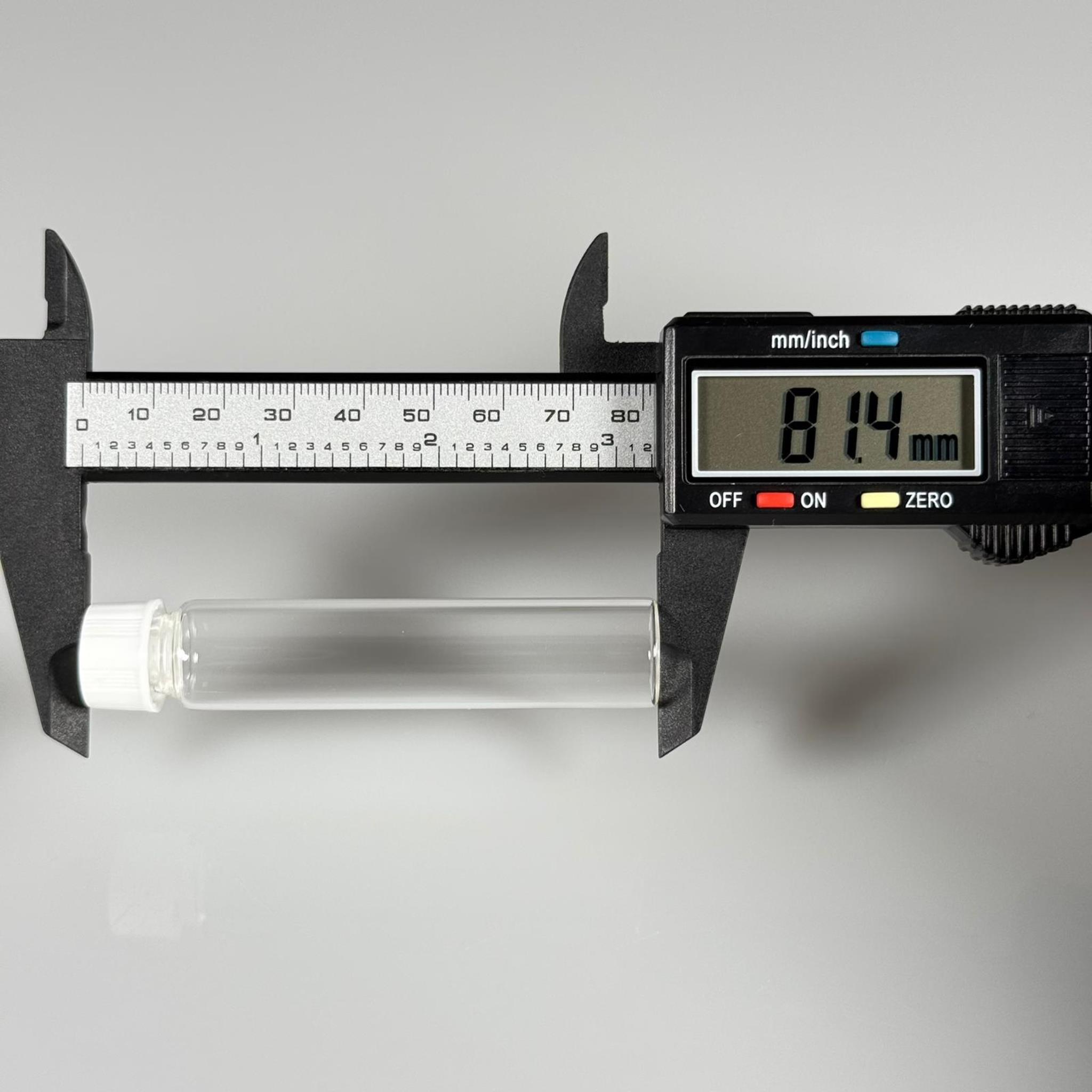 10 CC ŞEFFAF CAM ŞİŞE - BEYAZ KAPAKLI - 10 ML KAPAKLI CAM ŞİŞE