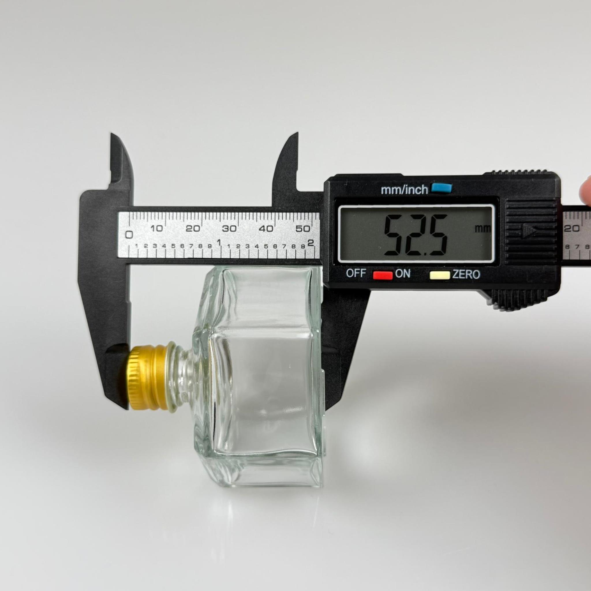 50 CC BASIK ALTIGEN CAM ŞİŞE - GOLD METAL KAPAKLI - 50 ML PRESTİJLİ ŞİŞE