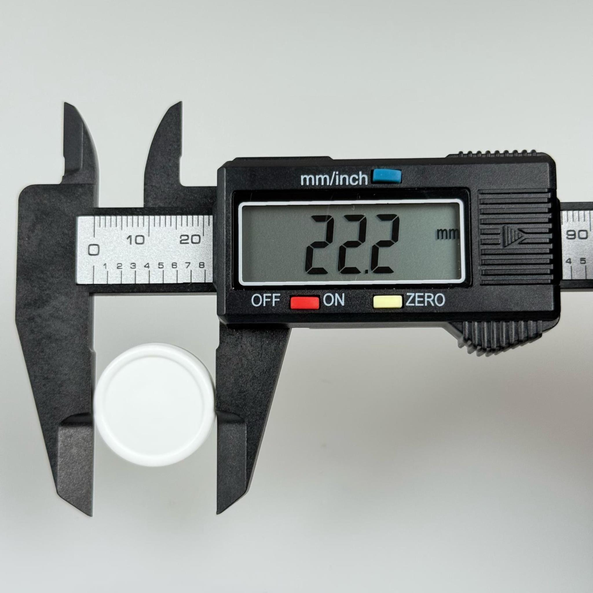 PENİSİLİN ALÜMİNYUM FLAKON KAPAK BEYAZ (İÇİ ÇENTİKLİ) - 20 MM DÜZ RENKLİ FLİP-OFF KAPAK