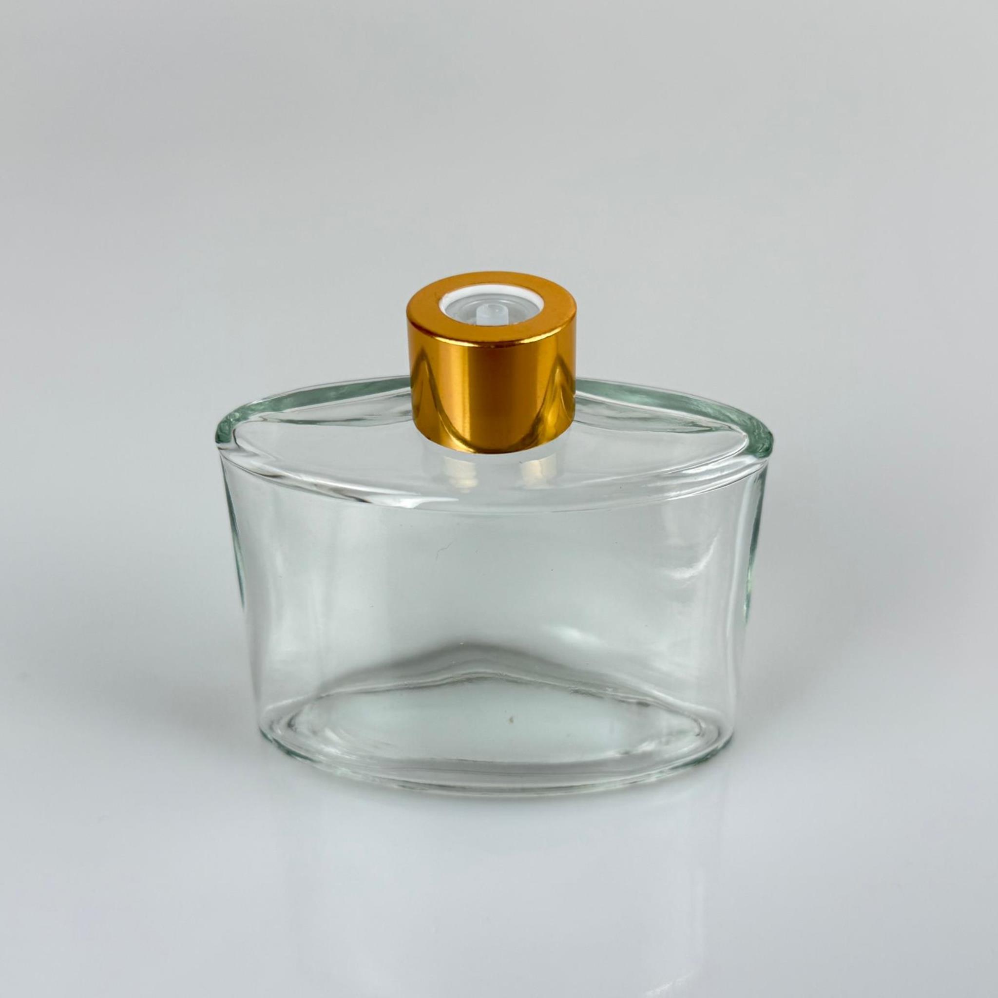 YASSI MODEL CAM KOLONYA ŞİŞESİ + METAL GOLD KAPAK + TIPA - 50 ML - HEDİYELİK KOLONYA ŞİŞELERİ