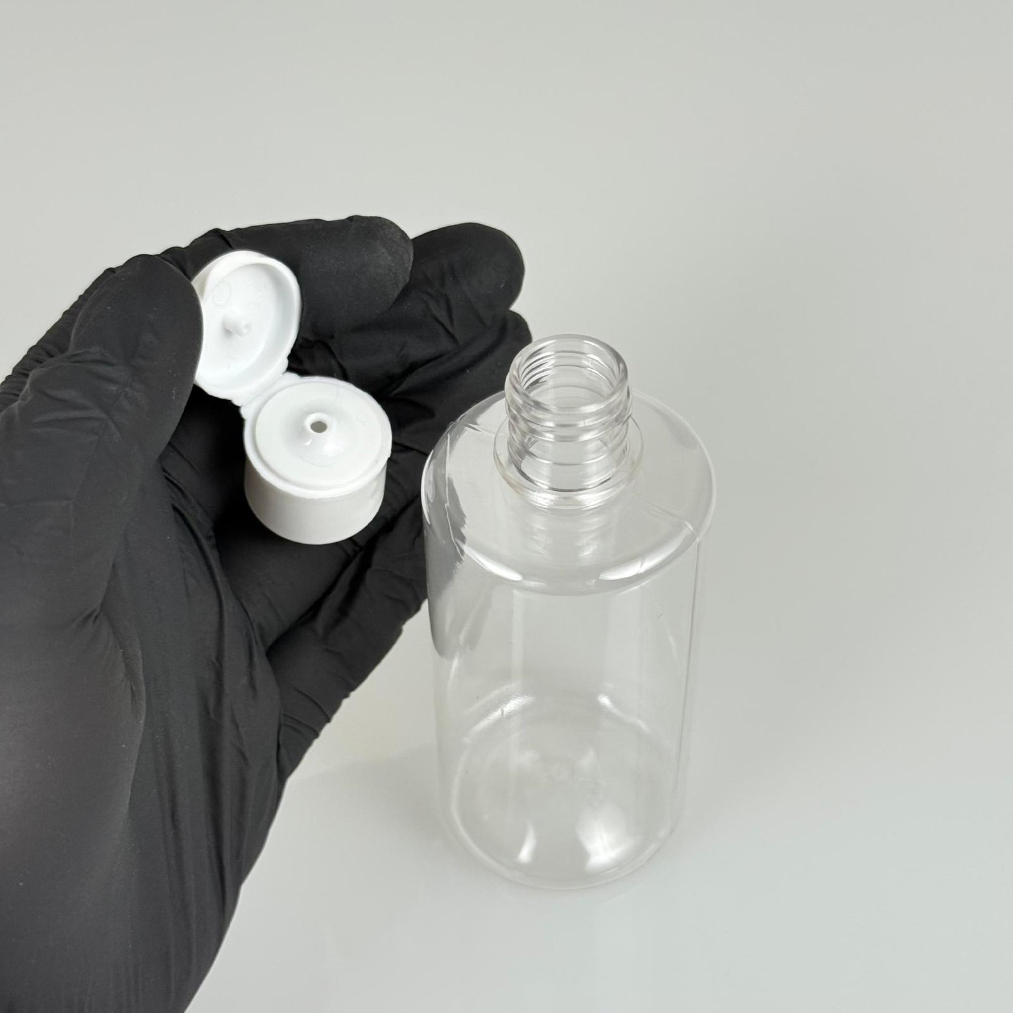 100 CC PET ŞİŞE + FLİPTOP KAPAK - 100 ML PLASTİK KOLONYA ŞİŞESİ