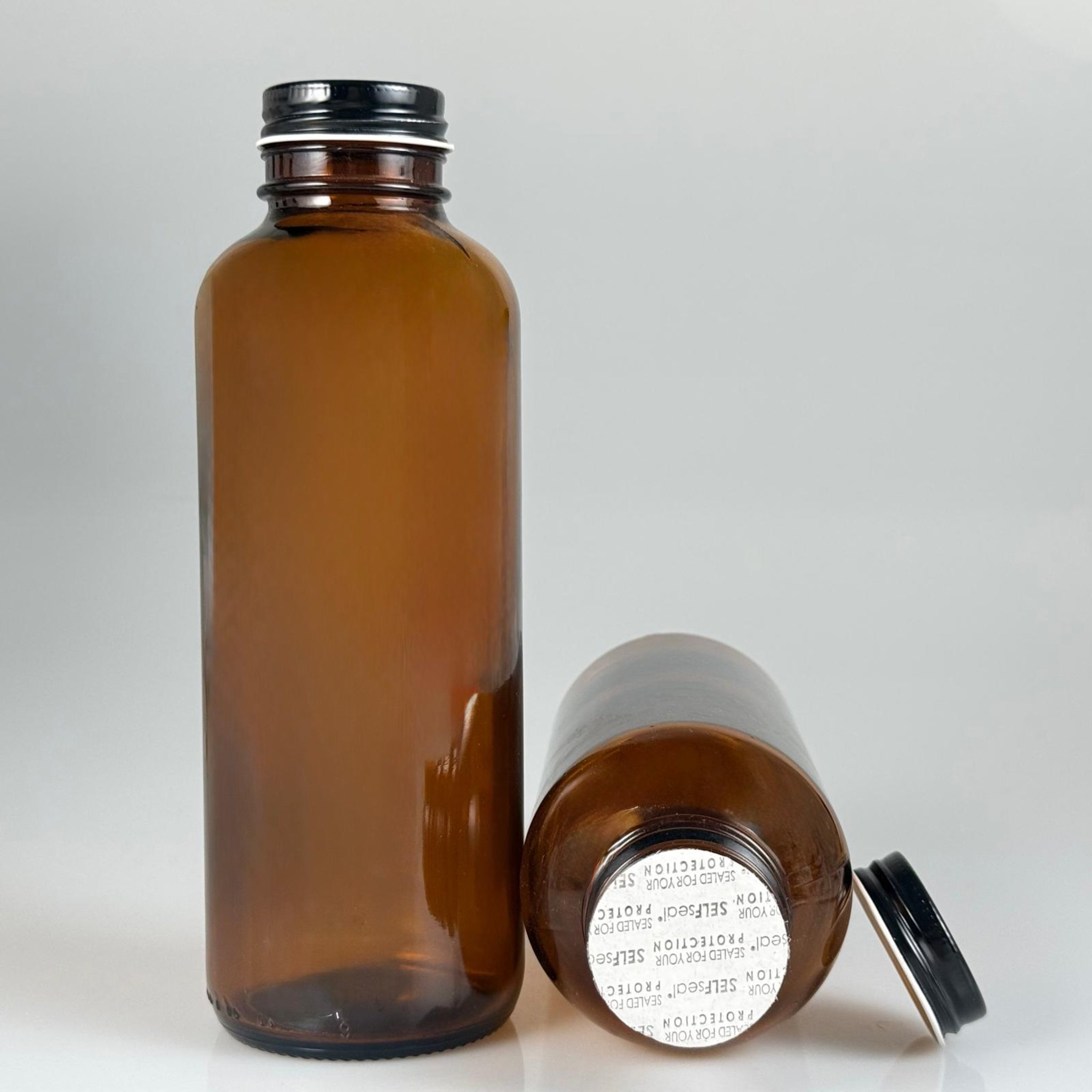 500 CC ENDÜSTRİYEL, KEVITA MODEL GENİŞ AĞIZLI AMBER CAM ŞİŞE - CONTALI SİYAH METAL KAPAKLI + KENDİNDEN YAPIŞKANLI KÖPÜK CONTALI TAKIM - 500 ML CAM KAHVERENGİ ECZA, ZEYTİNYAĞI, ÇEREZ, GRANÜR KAHVE, COLDBREW VB İÇİN ÇOK AMAÇLI CAM ŞİŞELER
