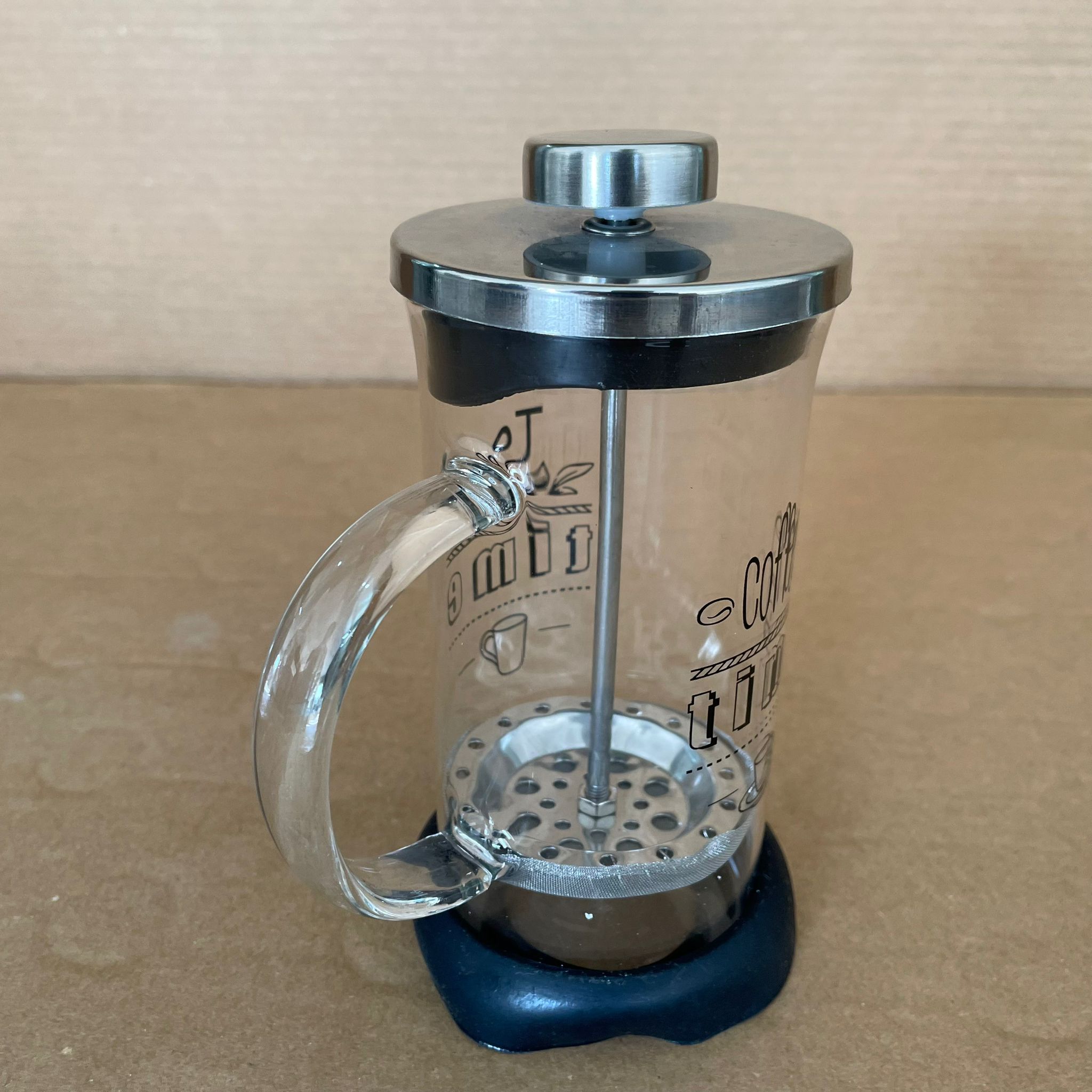 Filtre Kahve Ve Çay Demliği French Press 350 ml - SİLİKON ALTLI