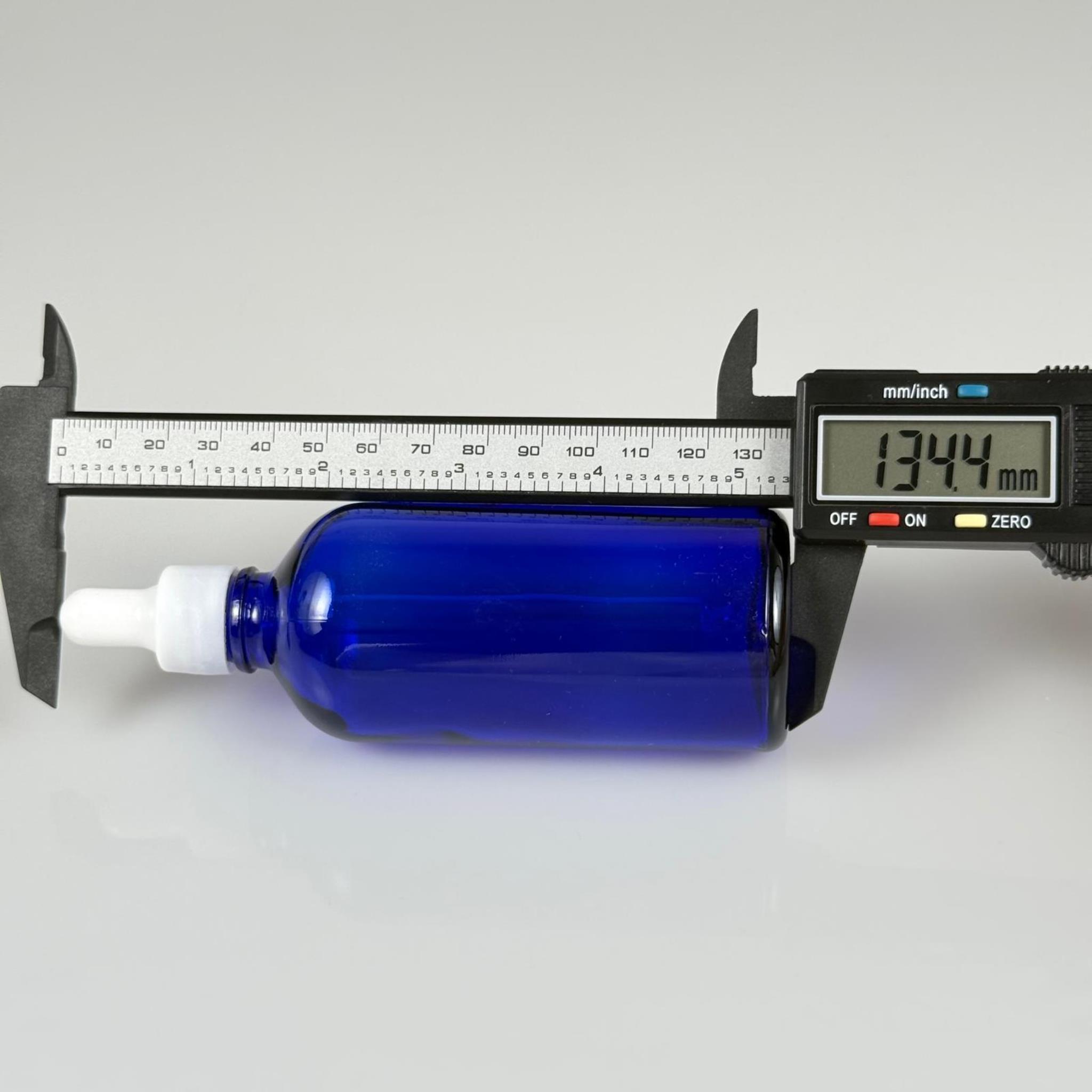 100 CC MAVİ CAM DAMLALIKLI ŞİŞE - BEYAZ EMZİK + BEYAZ DÜZ KAPAK + CAM PİPET TAKIM - 100 ML DAMLALIKLI ŞİŞE SETİ