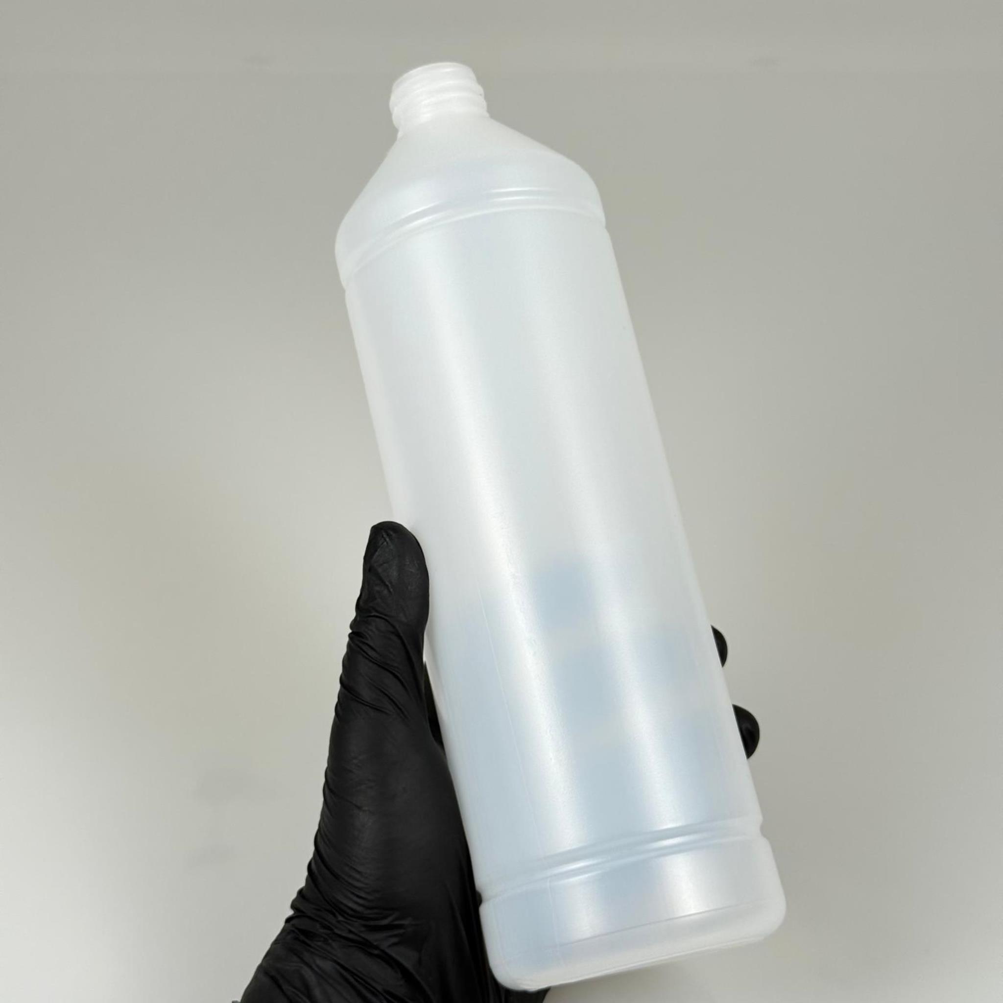 1 LİTRE TİNER ŞİŞESİ - 28 AĞIZ KAPAKSIZ - 1000 ML KİMYASALA DAYANIKLI PLASTİK ŞİŞE - 1 LT POLİETİLEN ŞİŞE UZUN