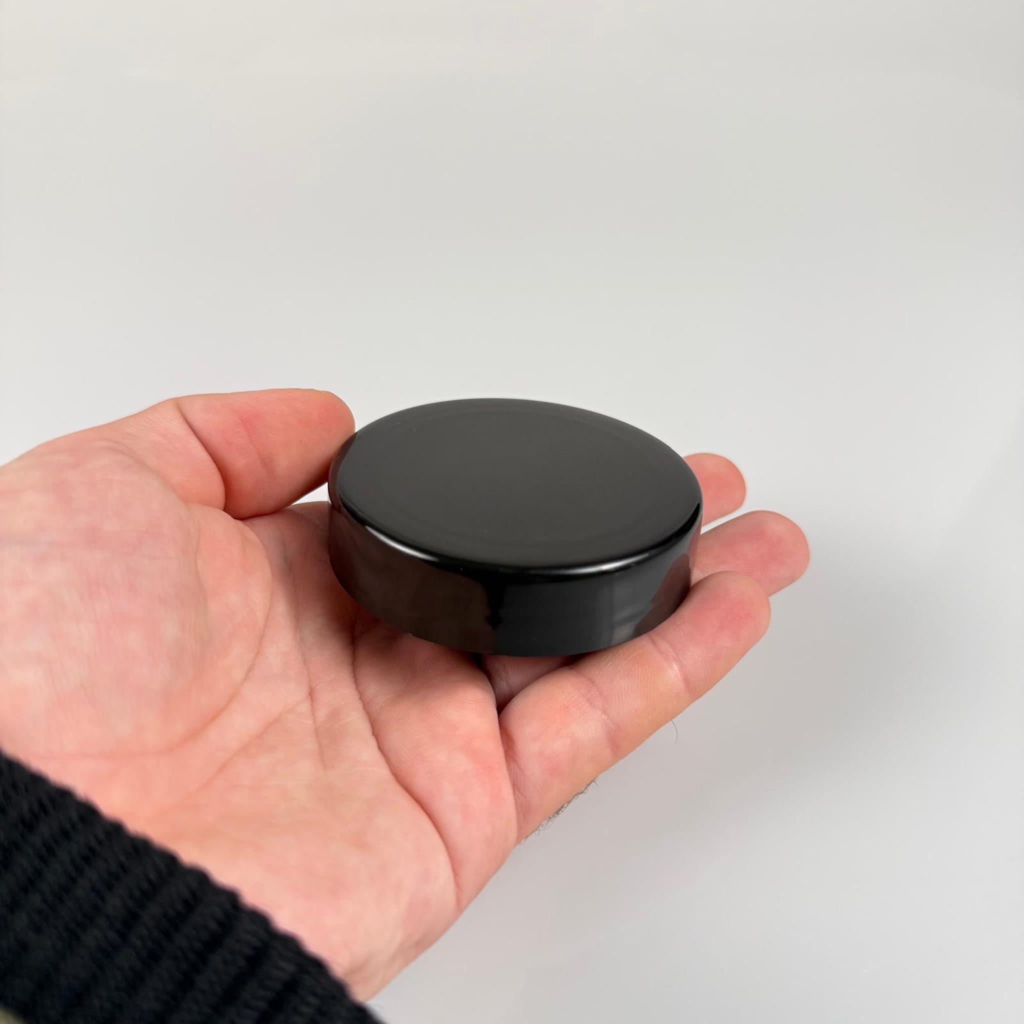 63 MM TWİST-OFF PLASTİK SİYAH KAPAK - 63 MM PLASTİK KAPAK