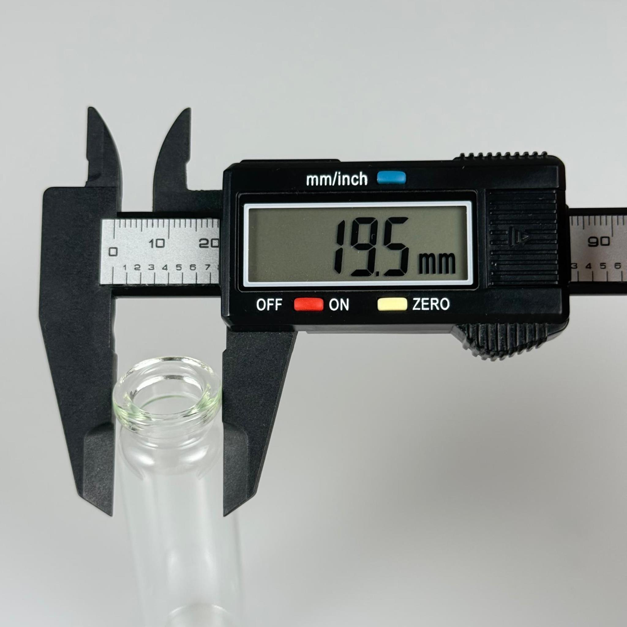 BOROSİLİKAT ŞEFFAF CAM ŞİŞE - 18 CC - 22/70 MM 20 MM