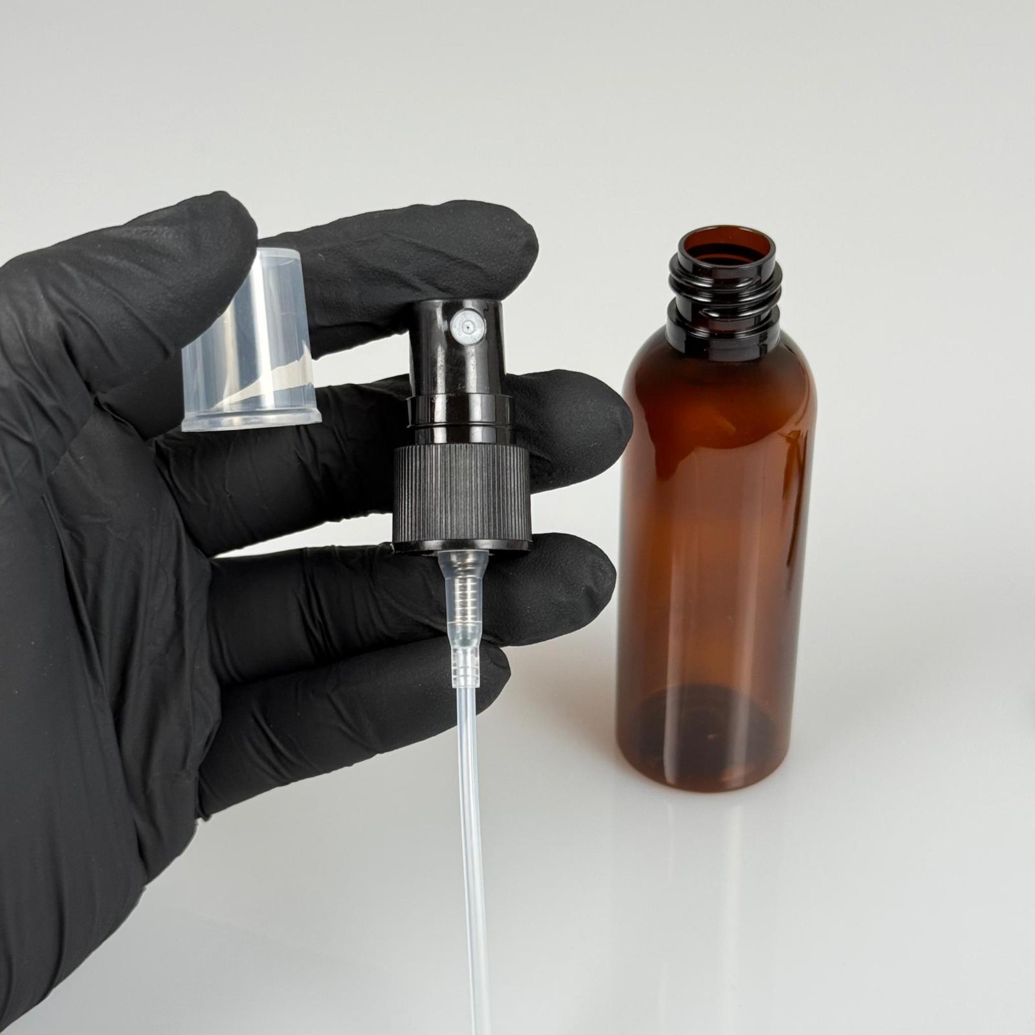 50 CC AMBER PLASTİK ŞİŞE - SİYAH SPREYLİ TAKIM - 50 ML SPREYLİ KAHVERENGİ PLASTİK ŞİŞE